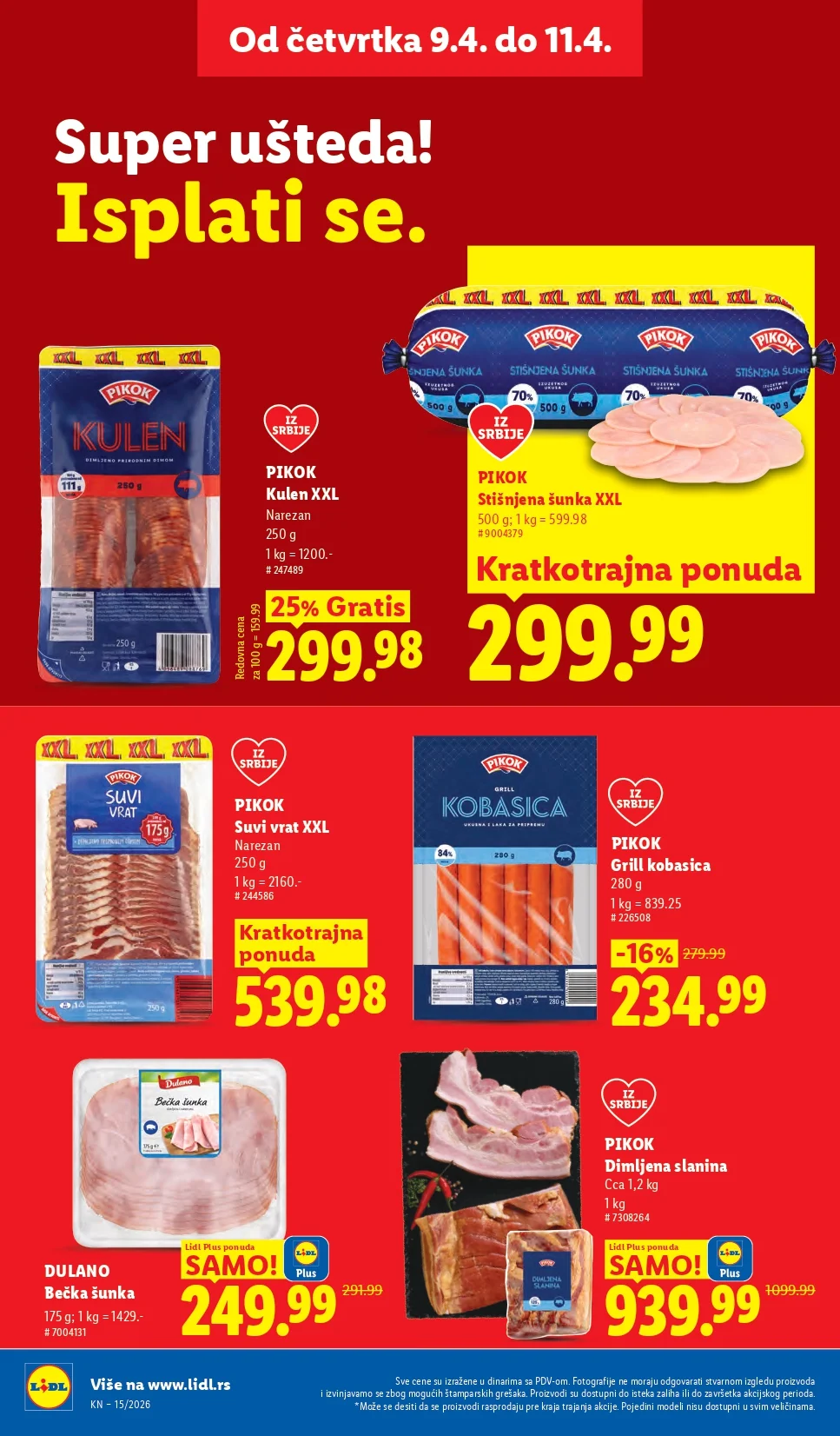 Lidl katalog 9-15.4.2026.