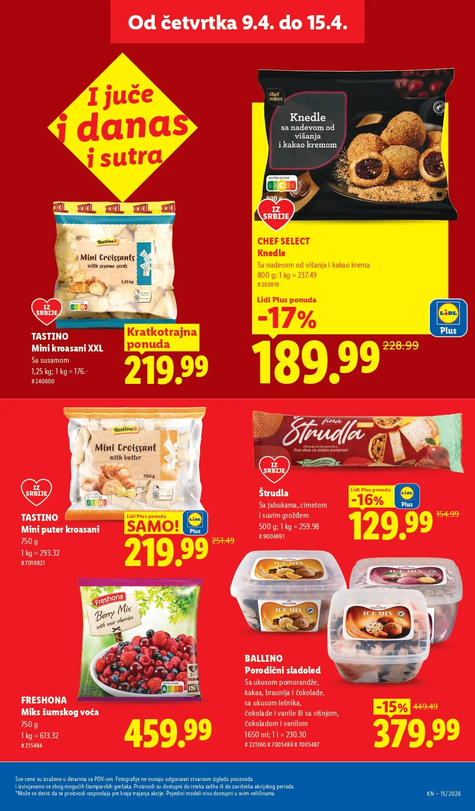 Lidl katalog 9-15.4.2026.