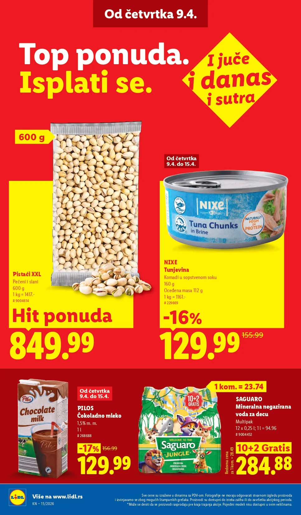 Lidl katalog 9-15.4.2026.