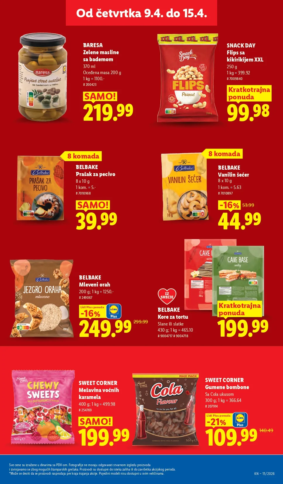 Lidl katalog 9-15.4.2026.