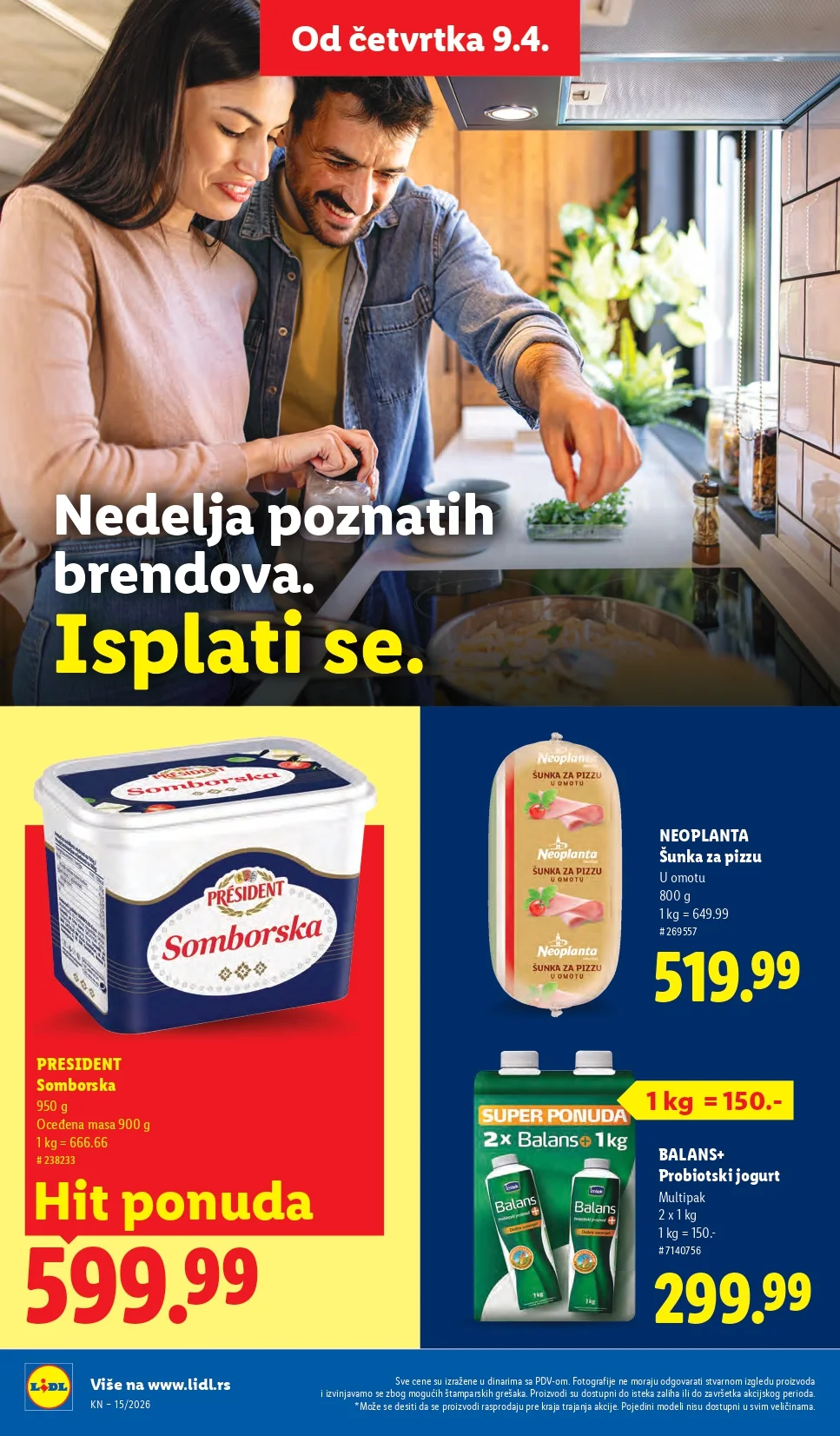 Lidl katalog 9-15.4.2026.