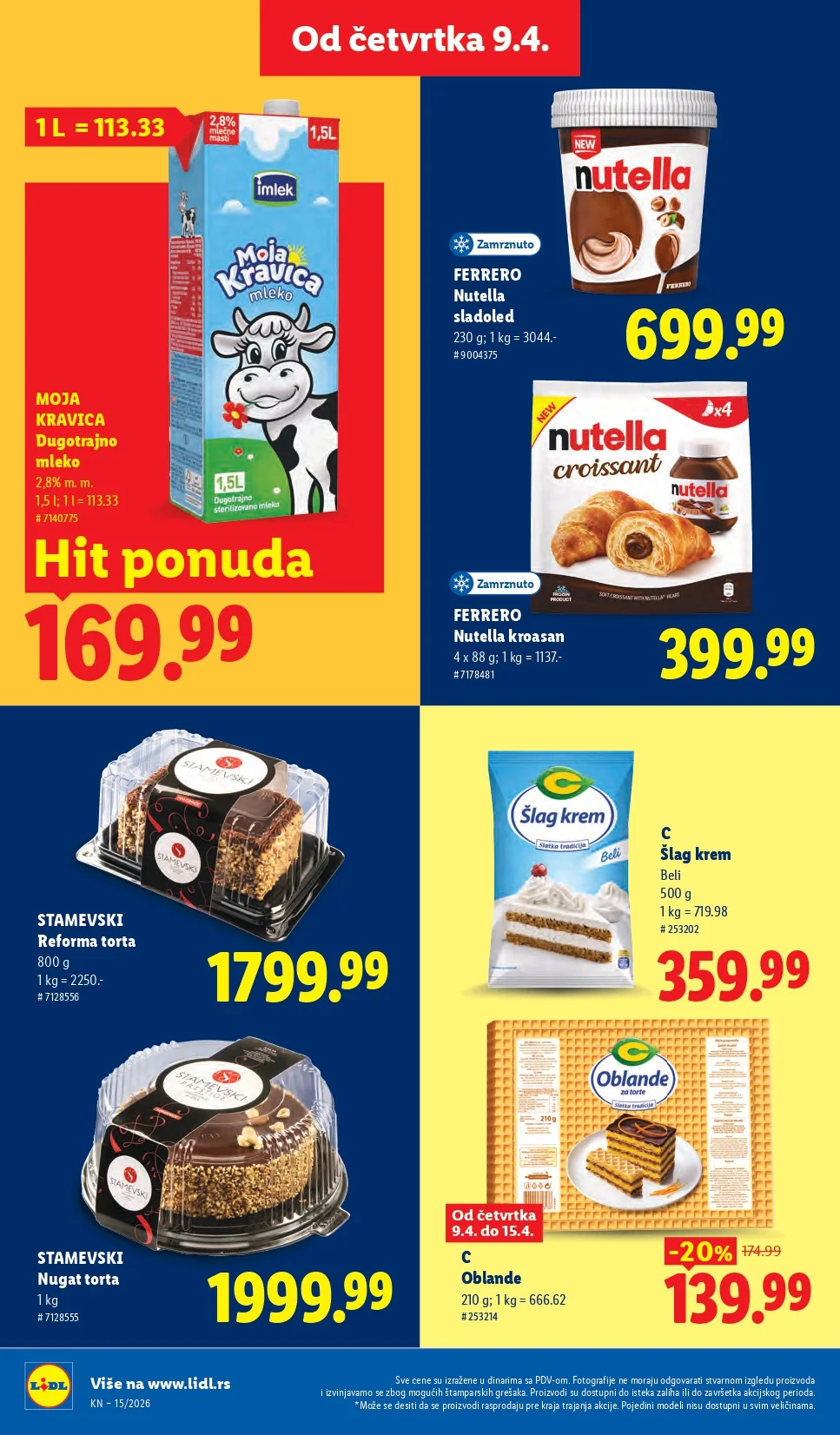 Lidl katalog 9-15.4.2026.