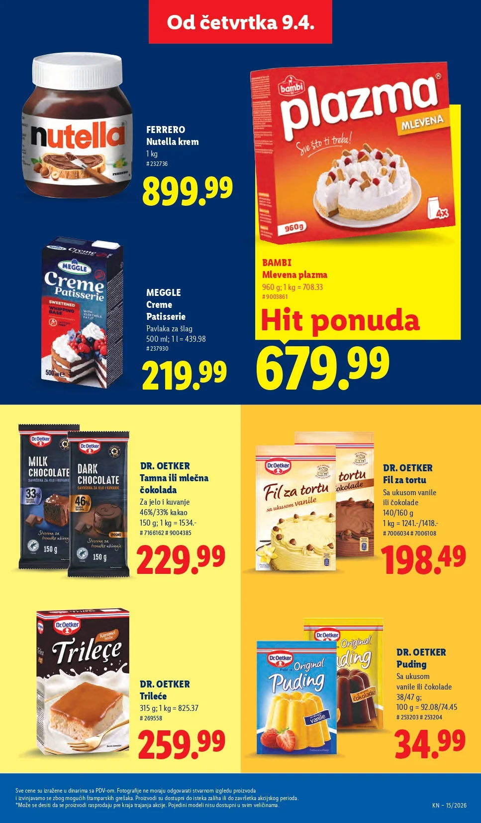 Lidl katalog 9-15.4.2026.