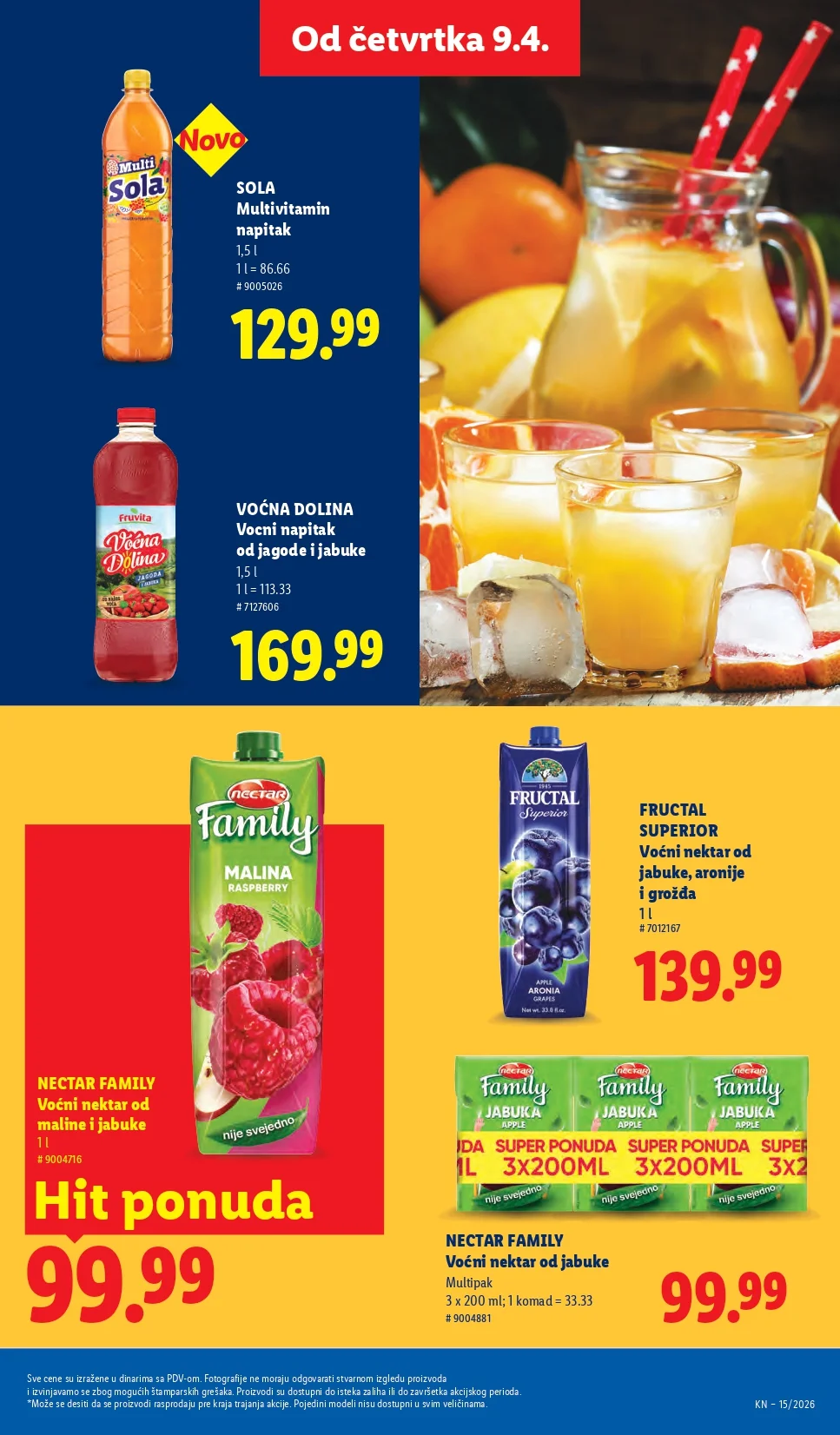 Lidl katalog 9-15.4.2026.