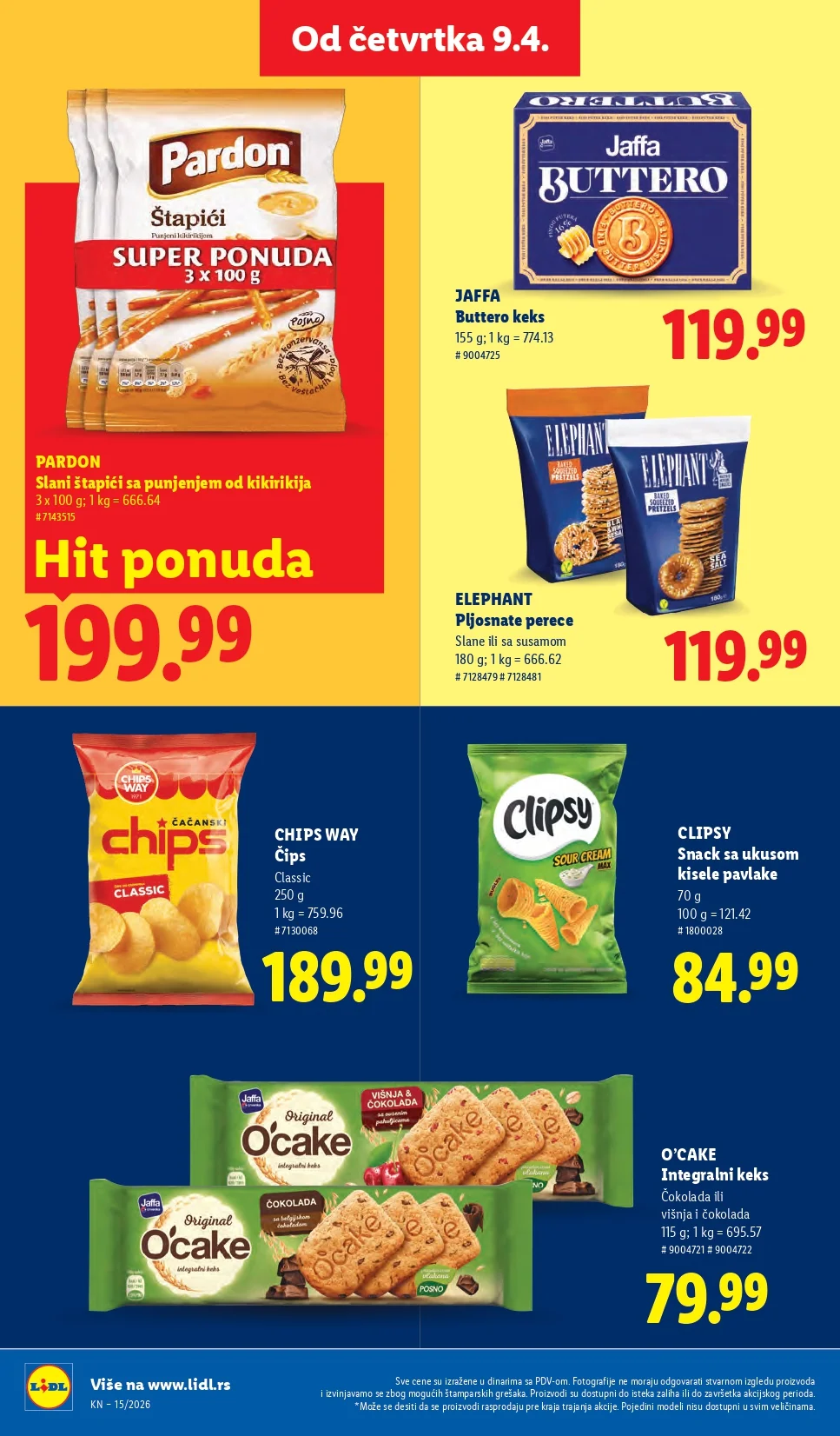 Lidl katalog 9-15.4.2026.