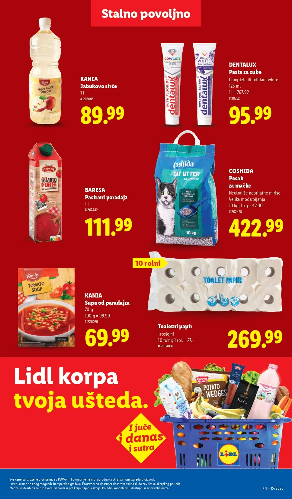 Lidl katalog 9-15.4.2026.