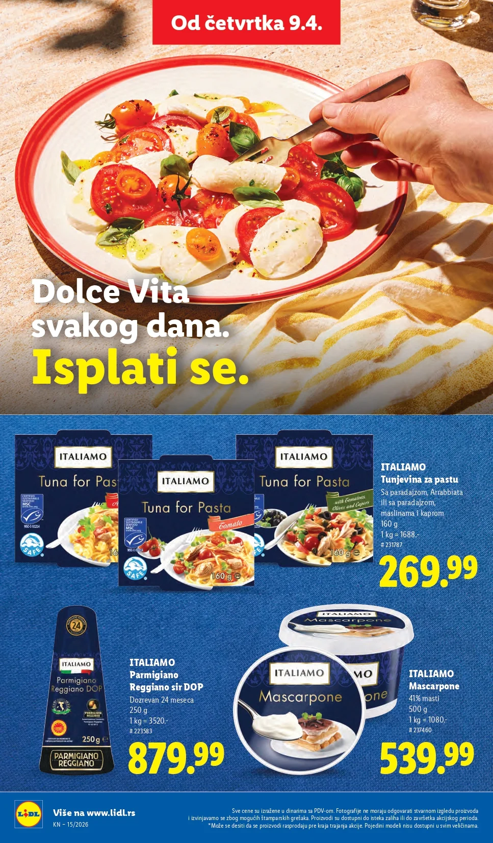 Lidl katalog 9-15.4.2026.