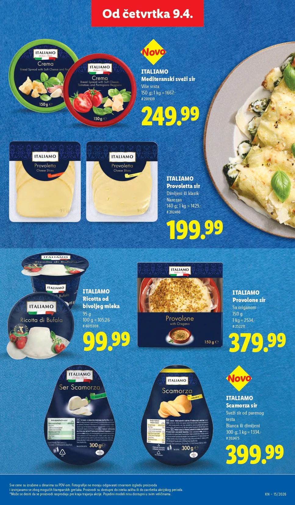Lidl katalog 9-15.4.2026.