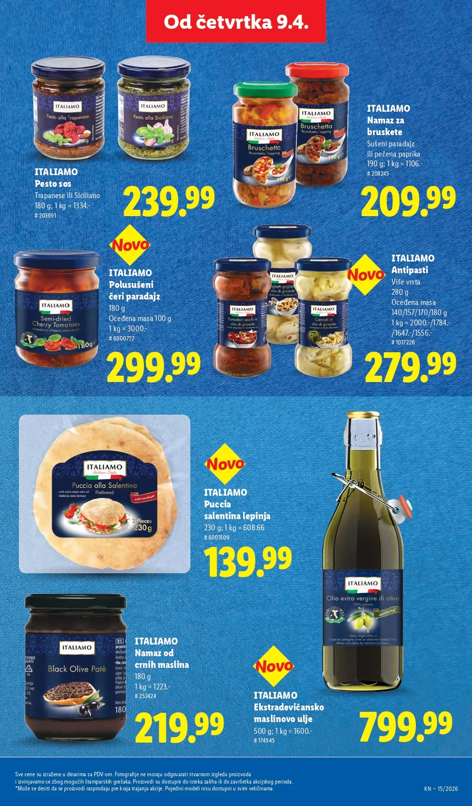 Lidl katalog 9-15.4.2026.