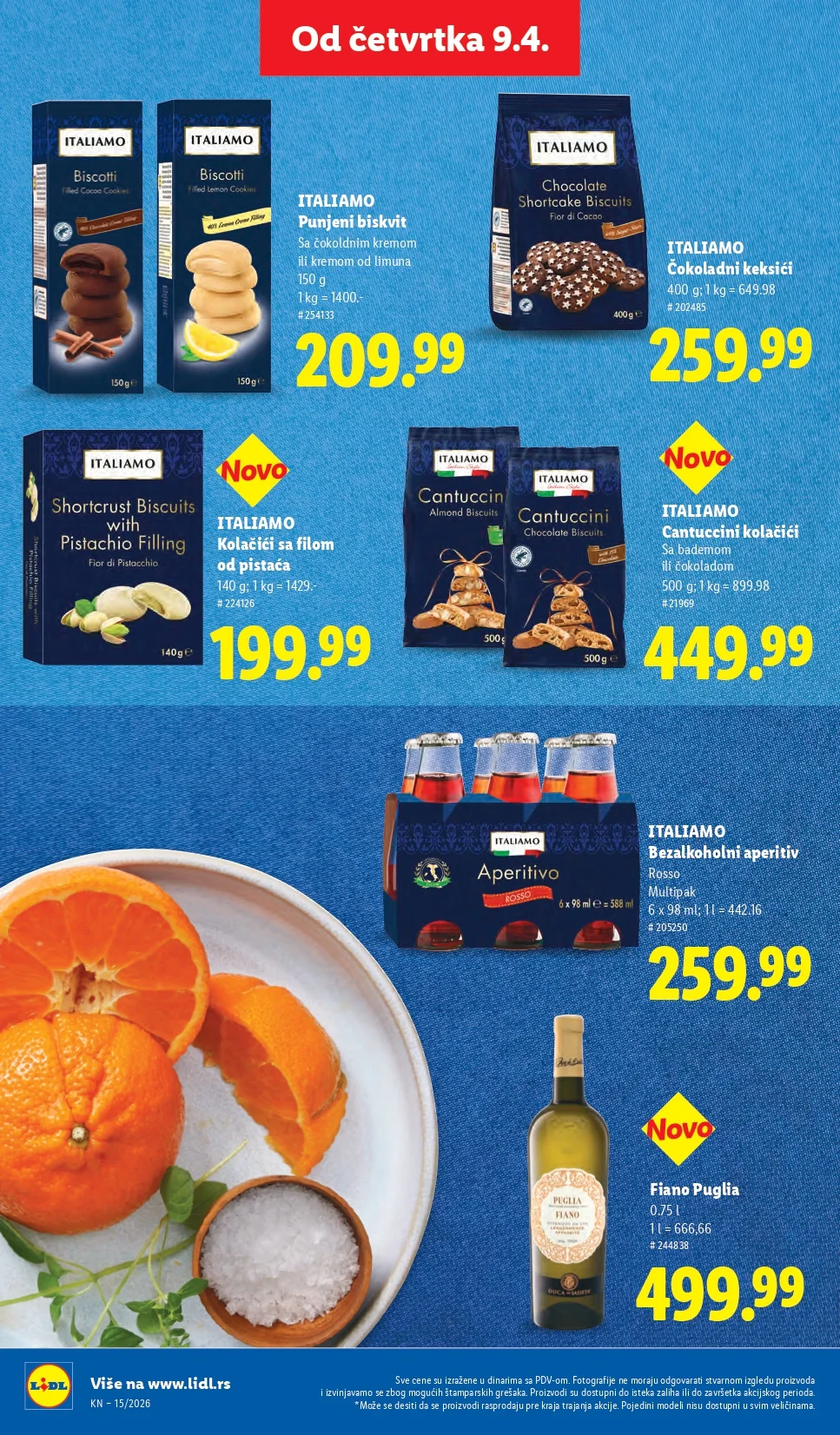 Lidl katalog 9-15.4.2026.