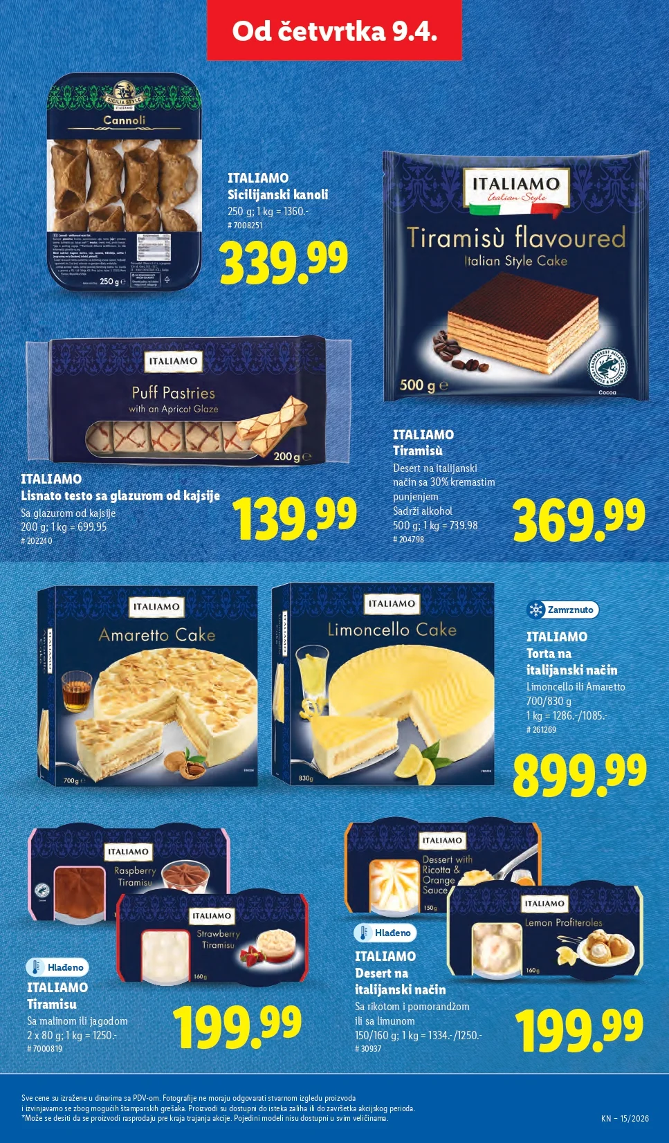 Lidl katalog 9-15.4.2026.
