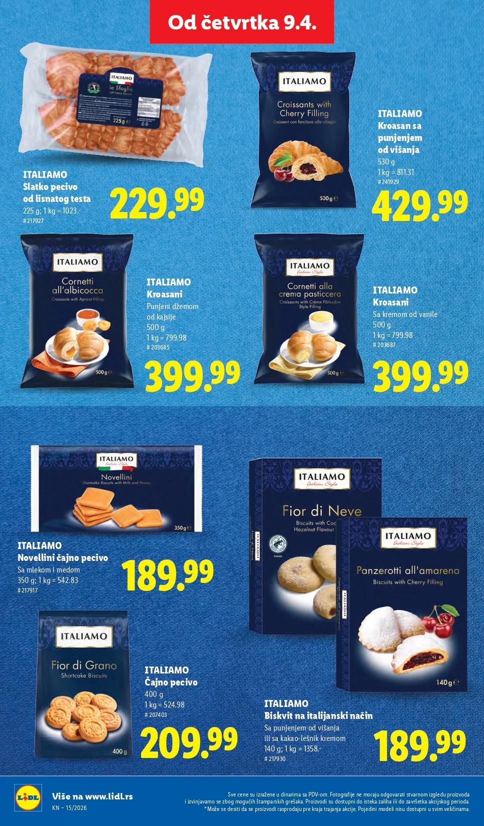 Lidl katalog 9-15.4.2026.