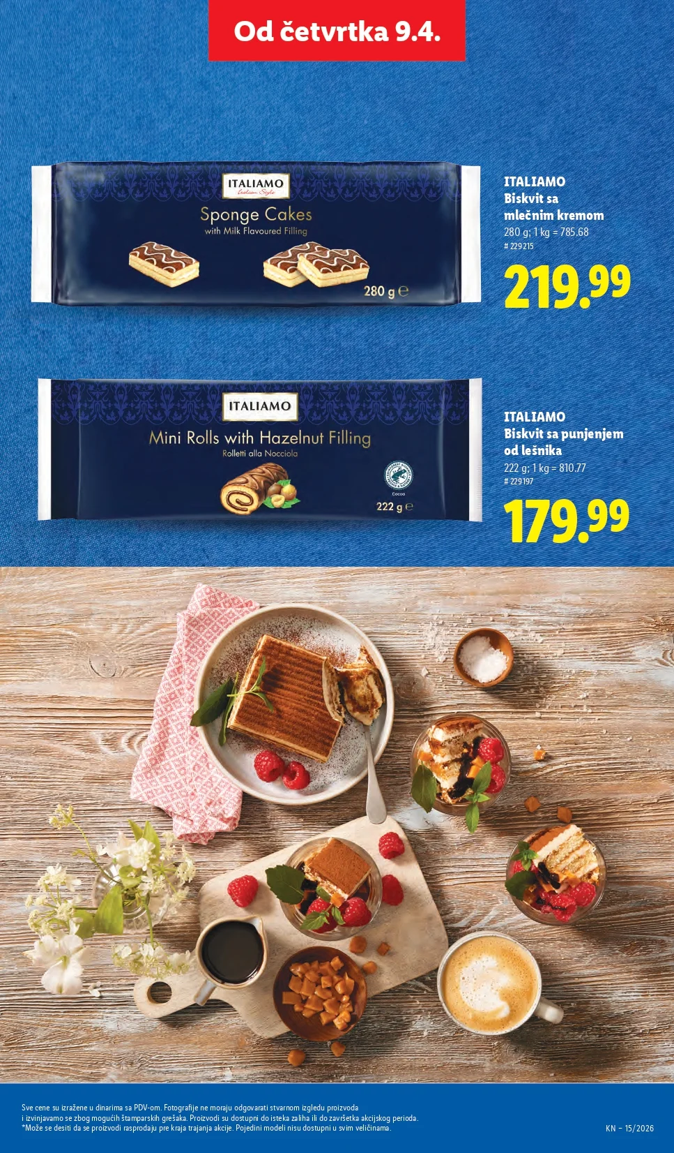 Lidl katalog 9-15.4.2026.