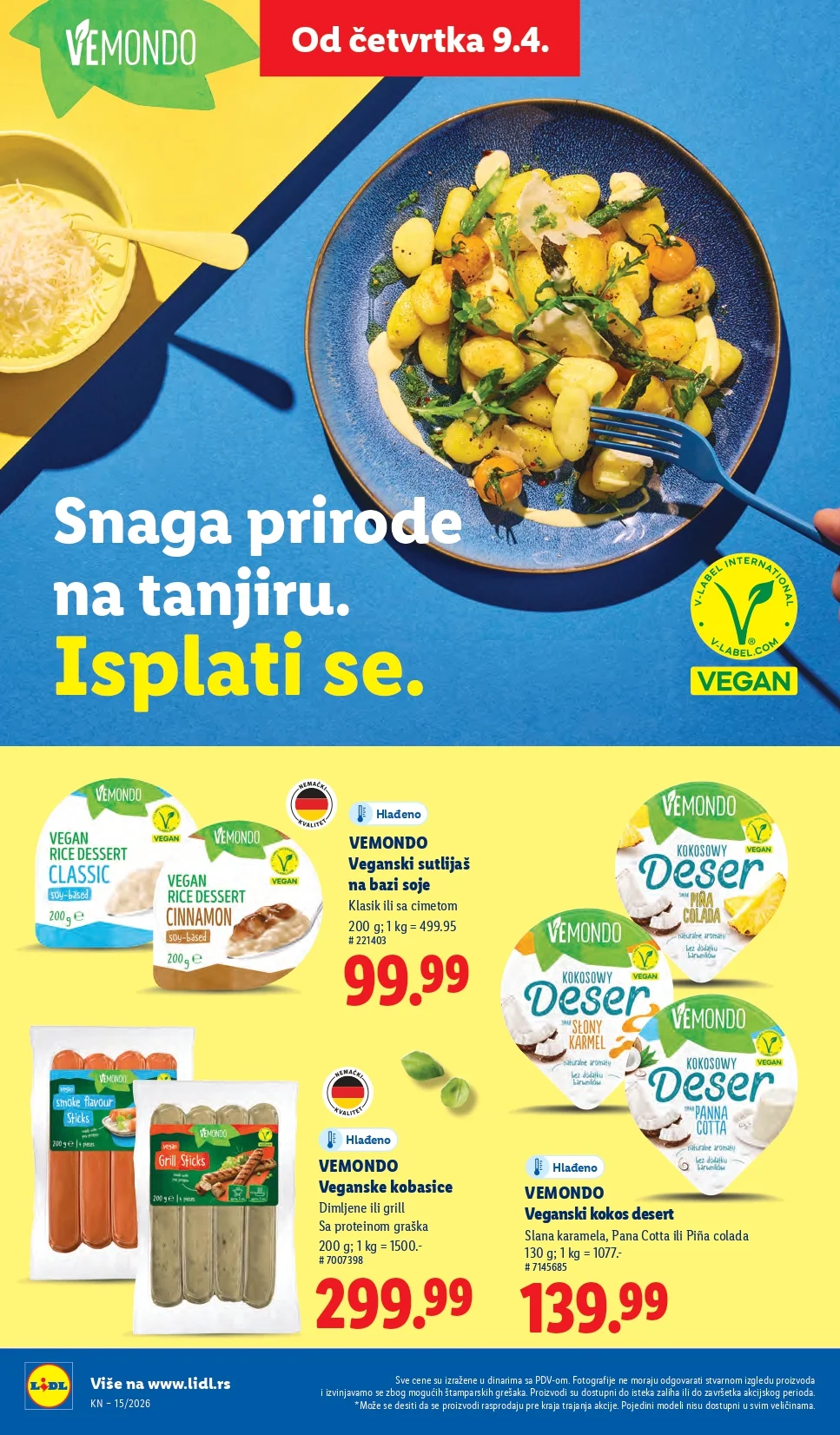 Lidl katalog 9-15.4.2026.