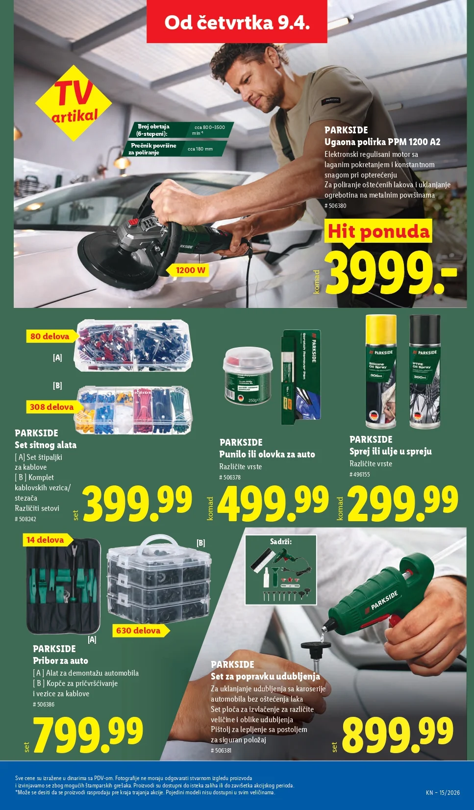 Lidl katalog 9-15.4.2026.