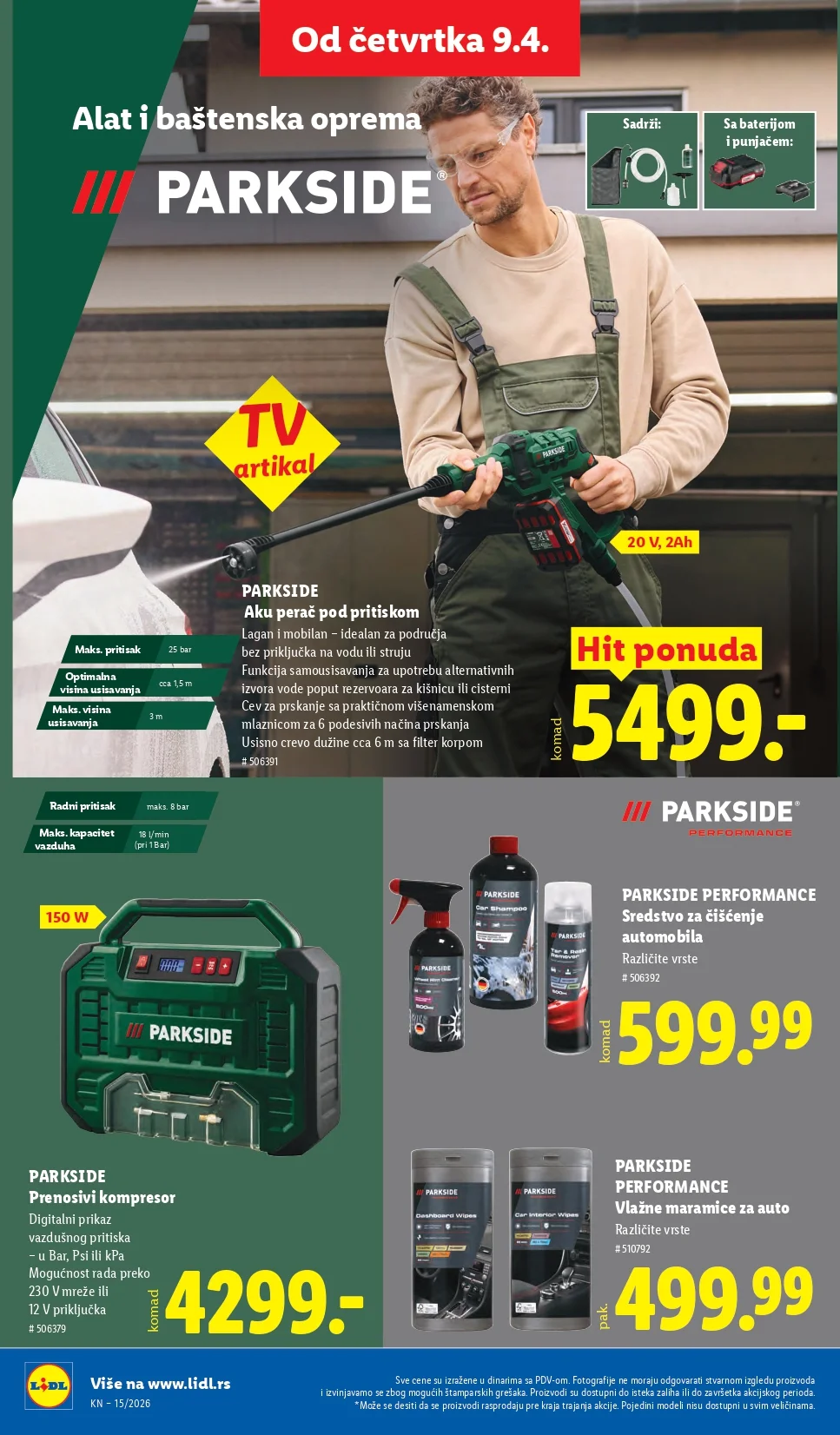 Lidl katalog 9-15.4.2026.