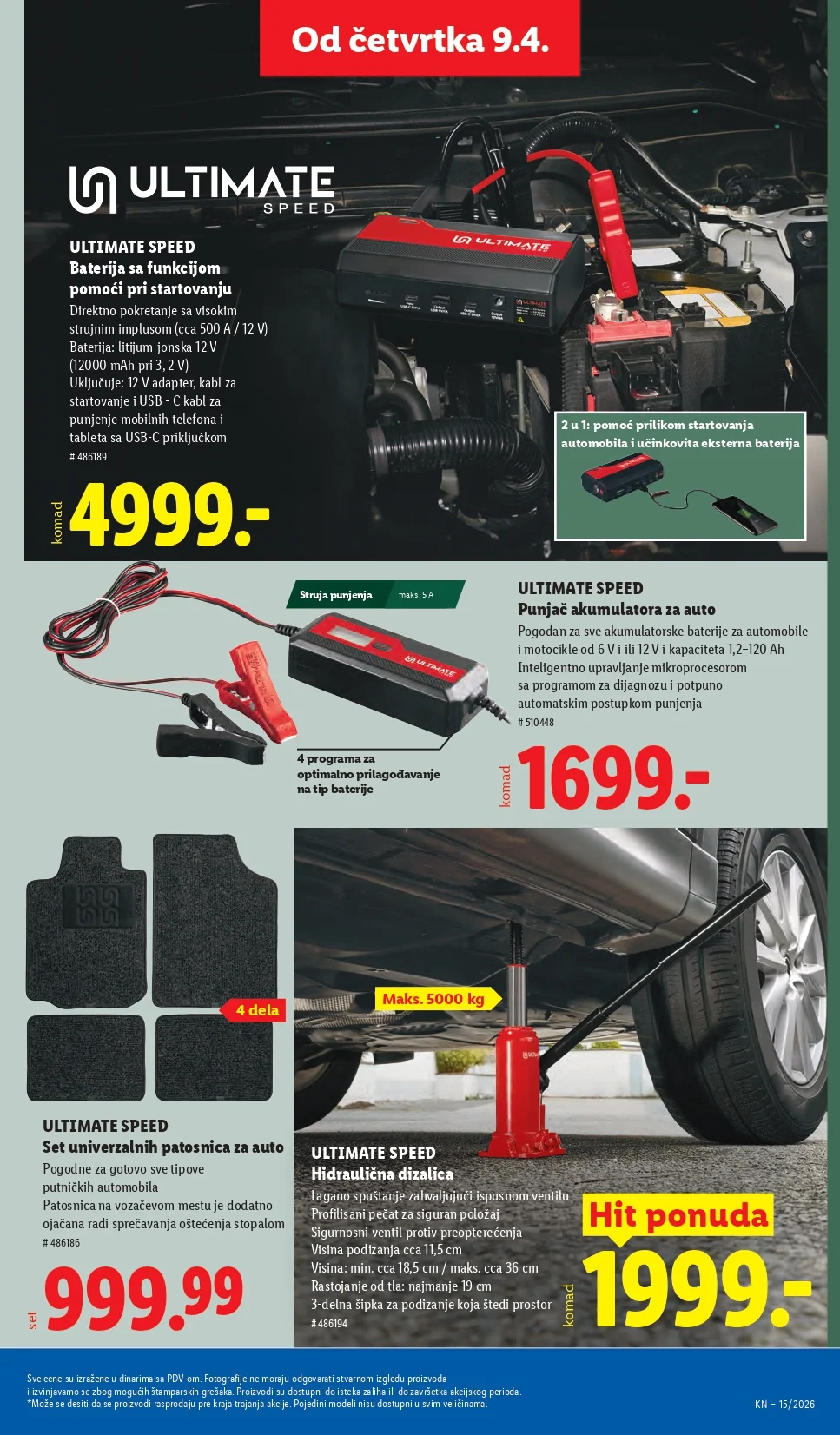 Lidl katalog 9-15.4.2026.