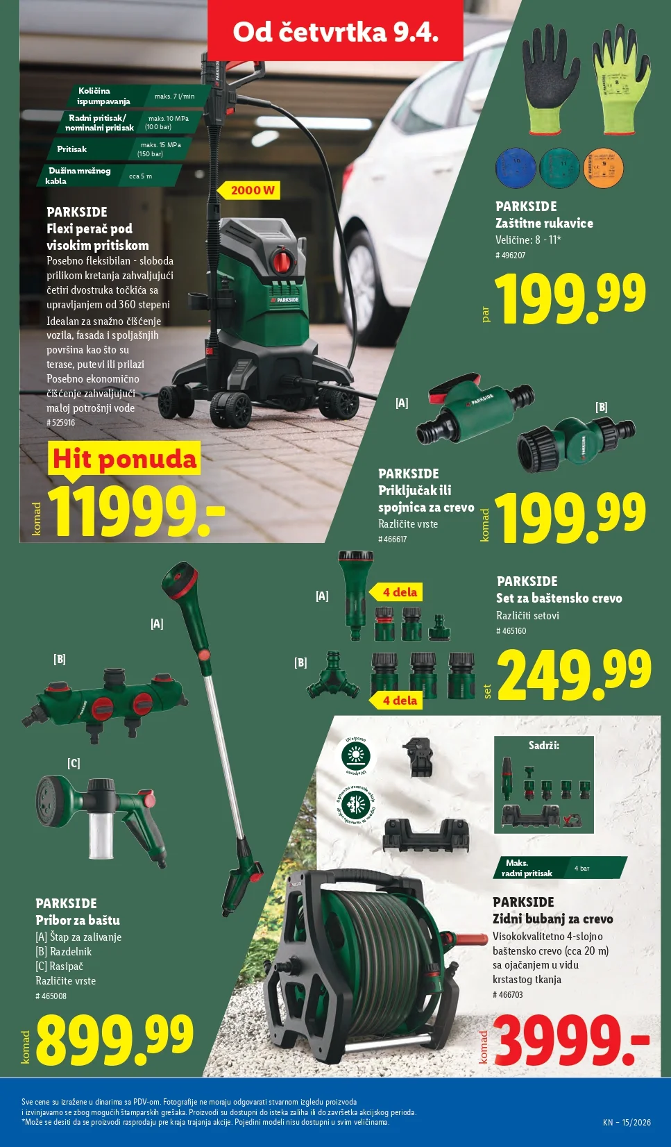 Lidl katalog 9-15.4.2026.