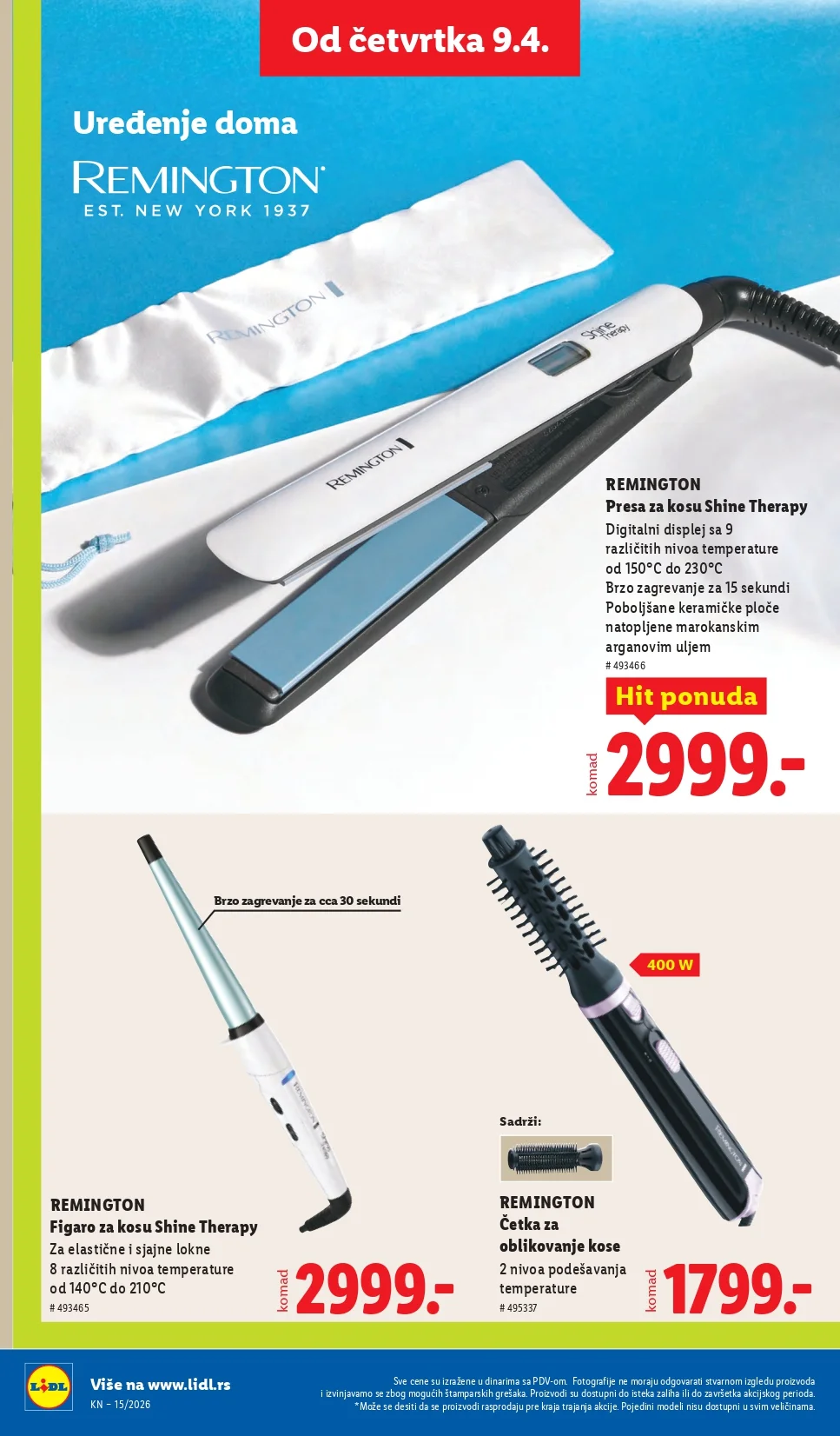 Lidl katalog 9-15.4.2026.