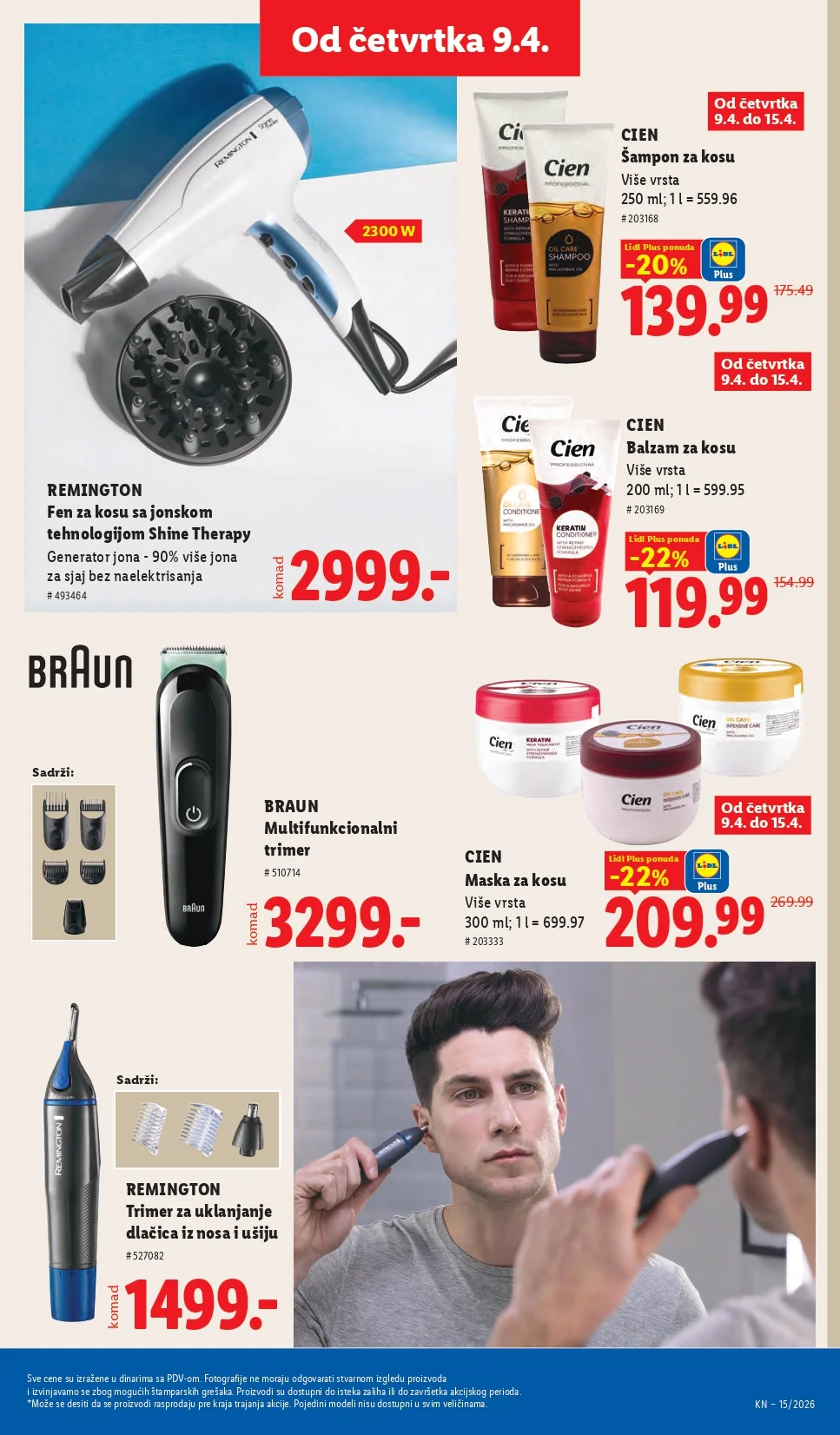 Lidl katalog 9-15.4.2026.