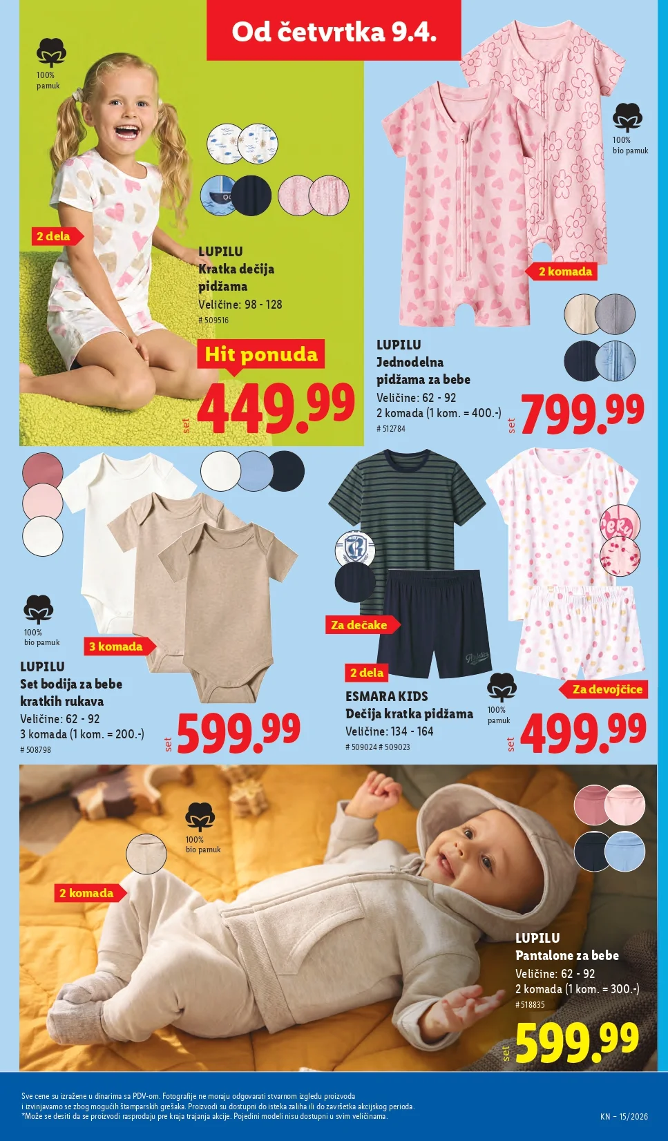 Lidl katalog 9-15.4.2026.