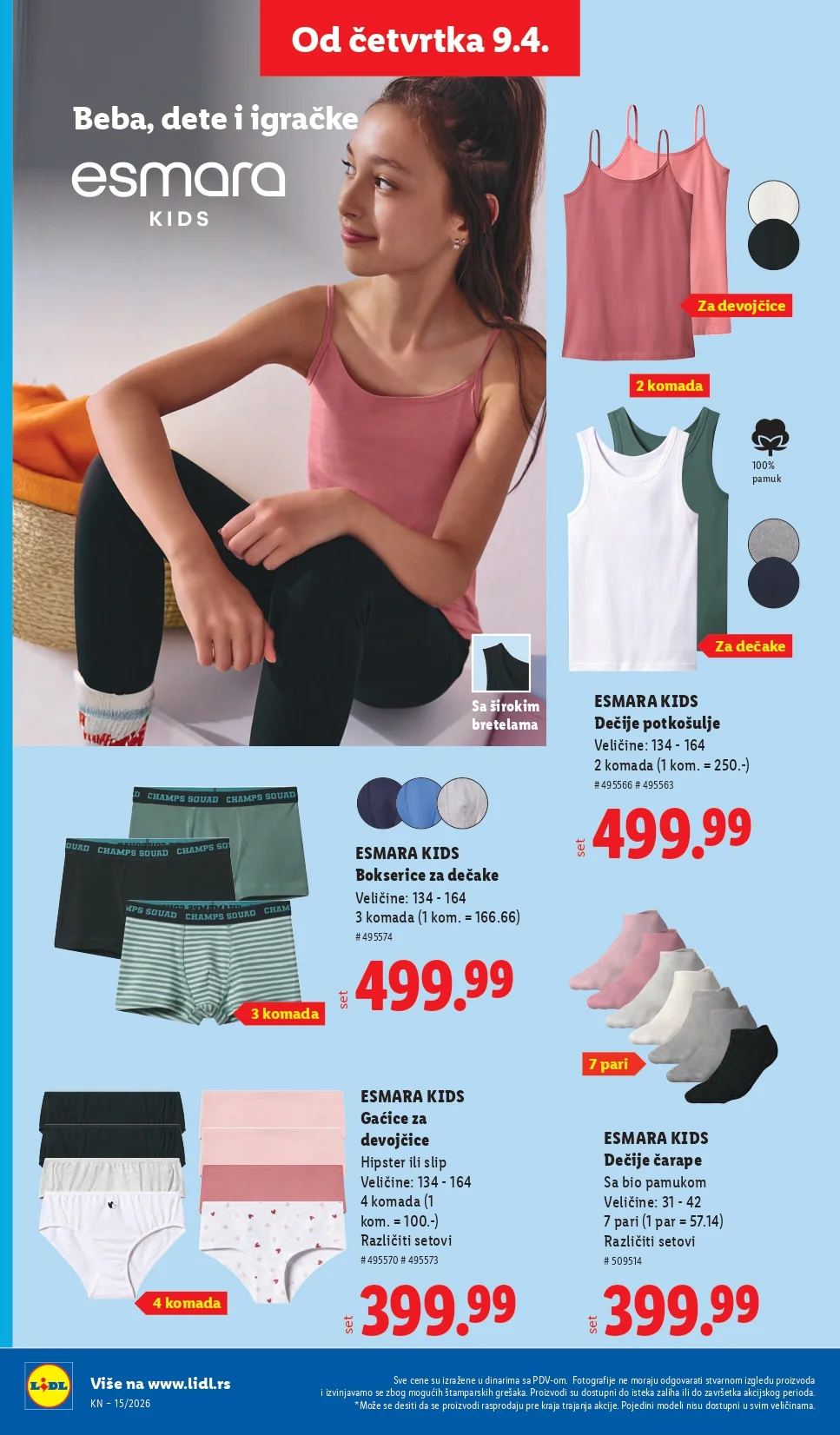 Lidl katalog 9-15.4.2026.