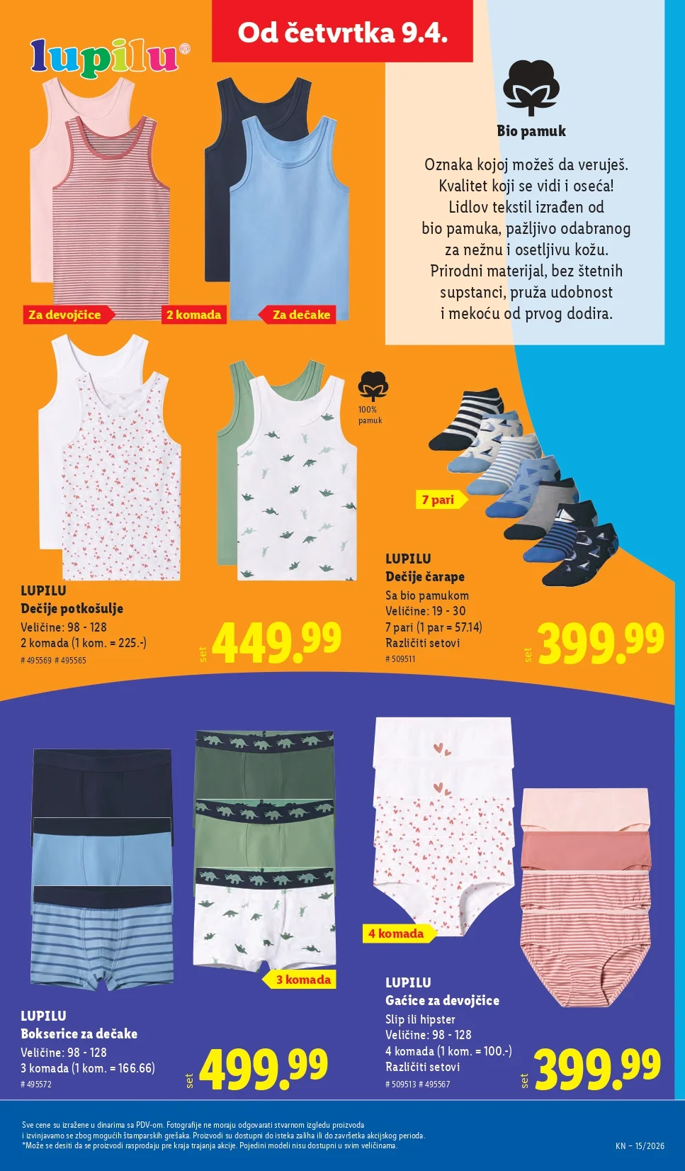 Lidl katalog 9-15.4.2026.