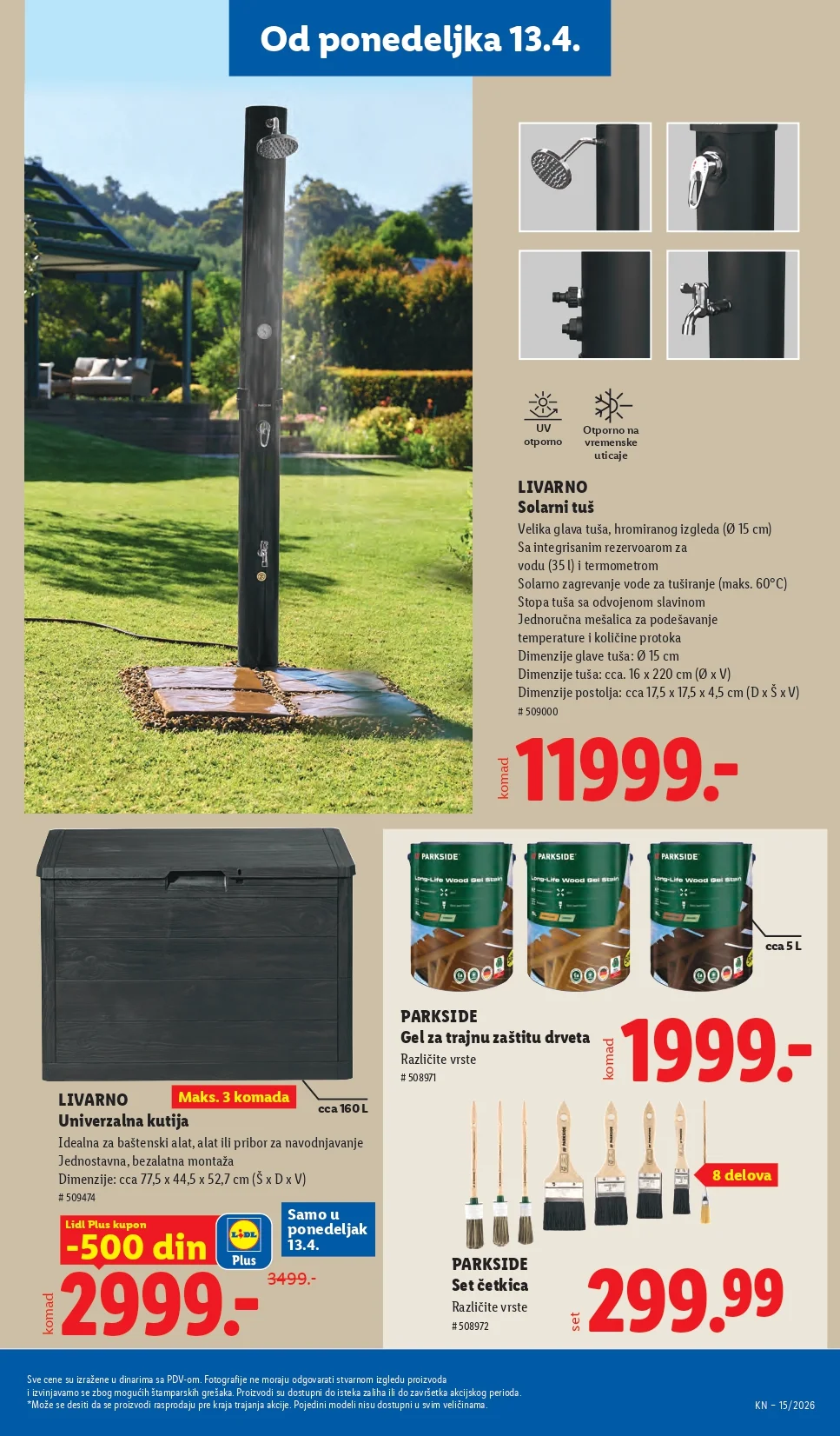 Lidl katalog 9-15.4.2026.