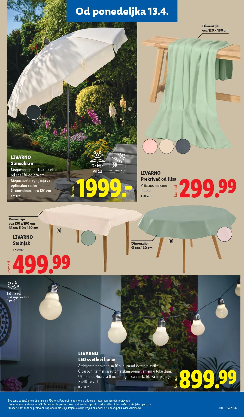 Lidl katalog 9-15.4.2026.