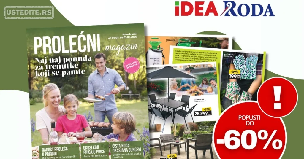 Roda & Idea katalog NAJ NAJ PONUDA 9.4-5.5.2026.