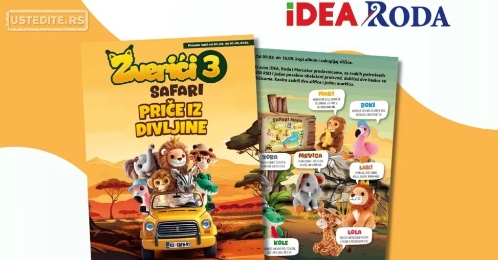 Roda & Idea katalog ZVERIĆI 20.4-10.5.2026.