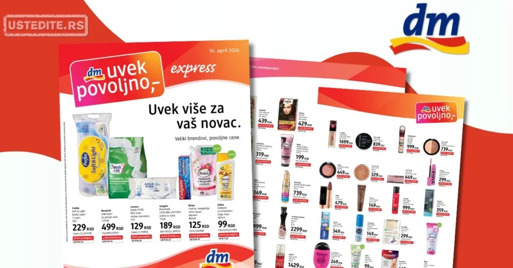 dm Express katalog 16-30.4.2026.