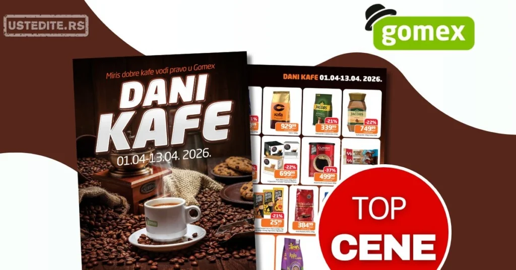 Gomex katalog DANI KAFE 1-13.4.2026.