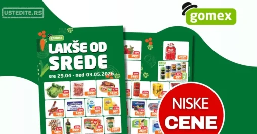 Gomex katalog LAKŠE OD SREDE 29.4-3.5.2026.