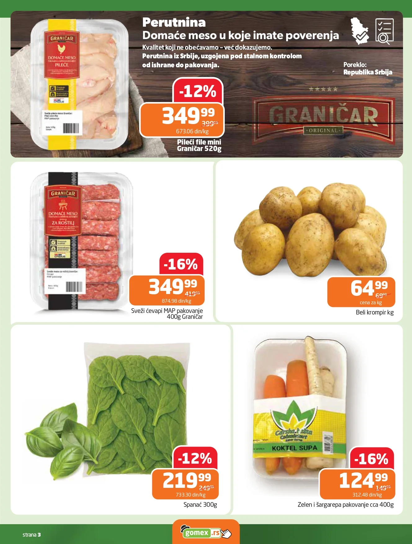 Gomex katalog AKCIJE IZ ŠEŠIRA 15-28.4.2026.