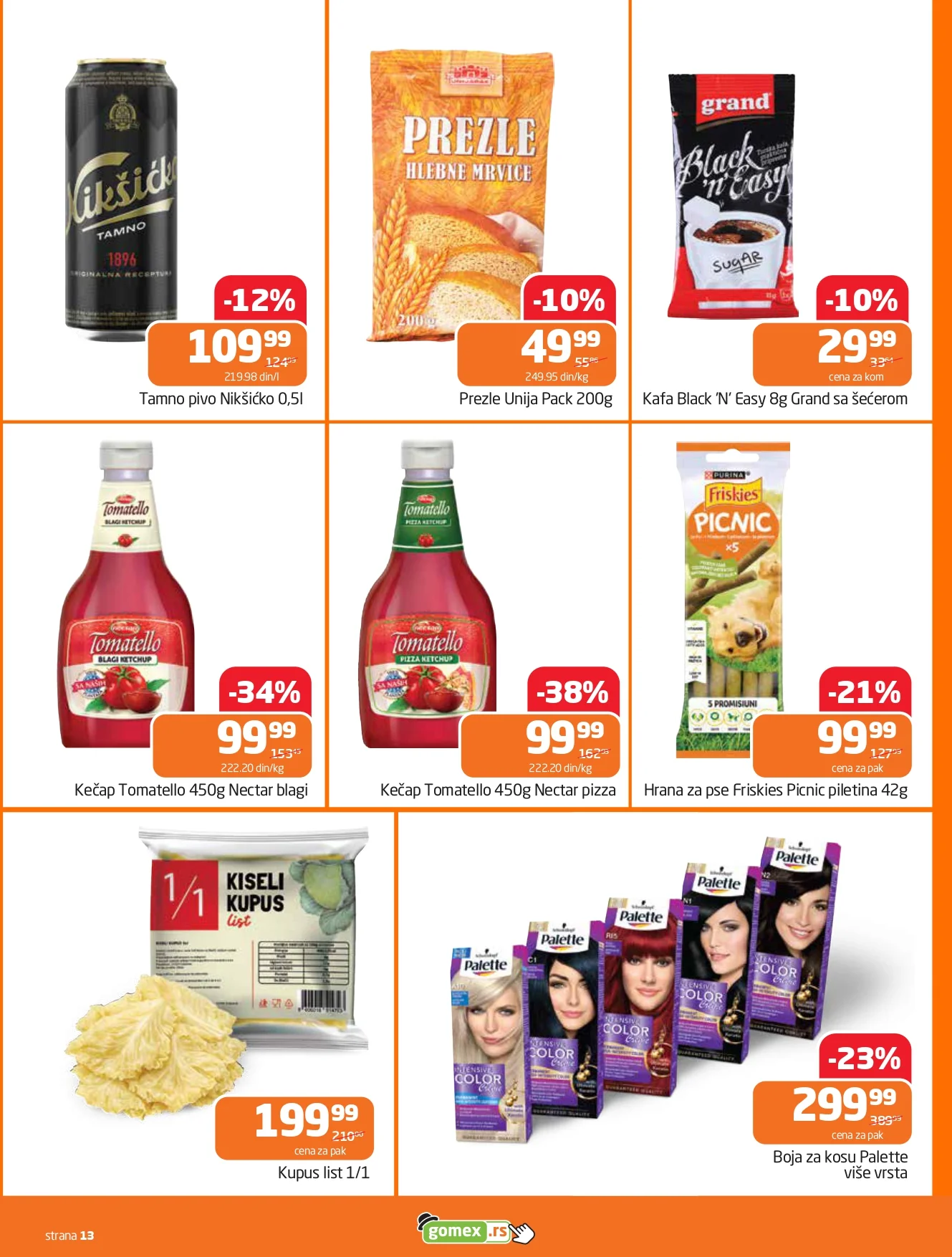 Gomex katalog AKCIJE IZ ŠEŠIRA 15-28.4.2026.