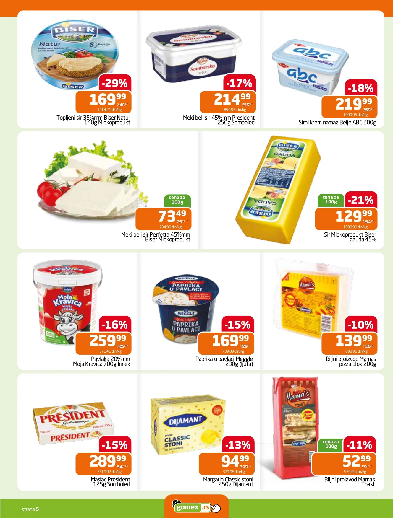 Gomex katalog AKCIJE IZ ŠEŠIRA 114.4.2026.