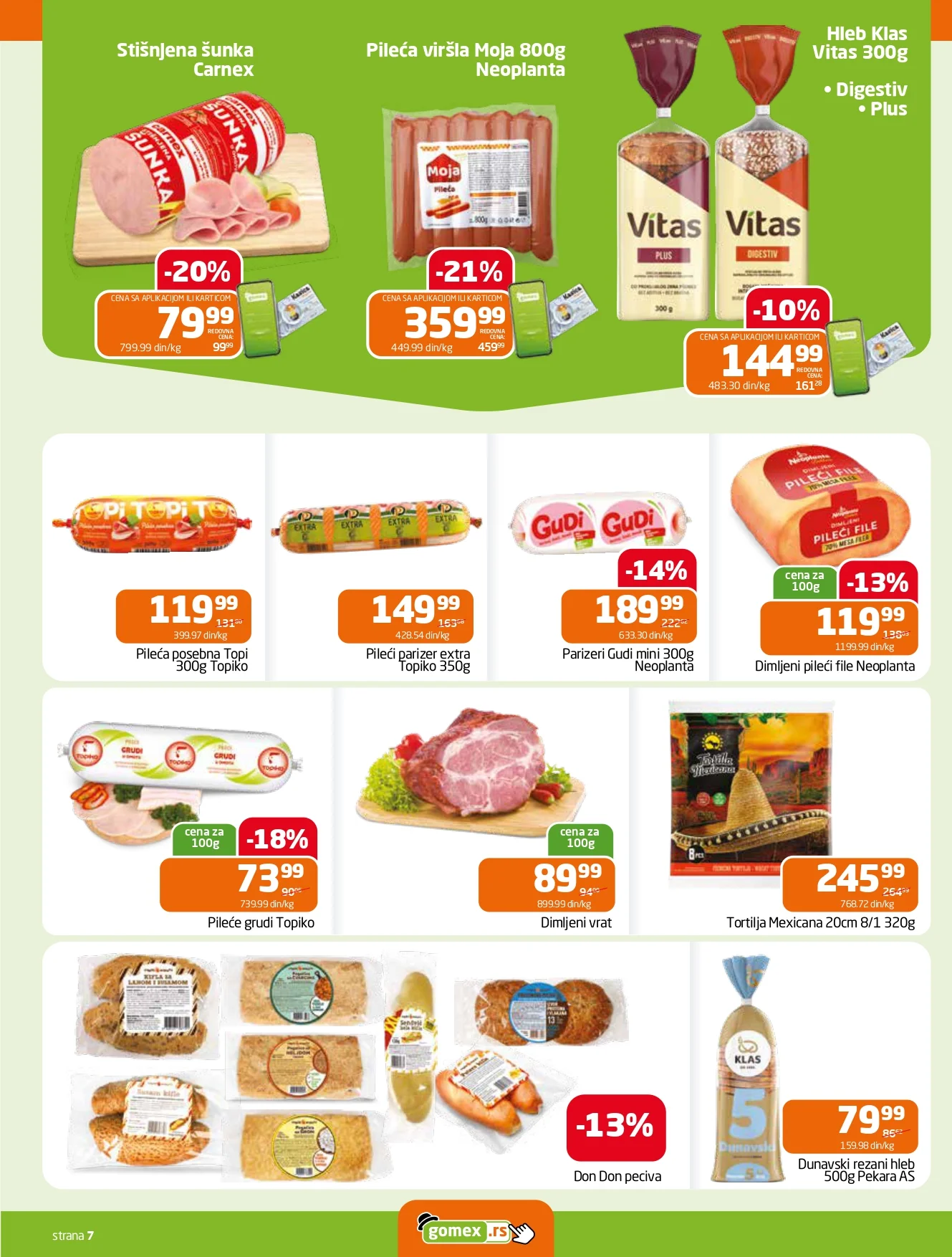 Gomex katalog AKCIJE IZ ŠEŠIRA 114.4.2026.