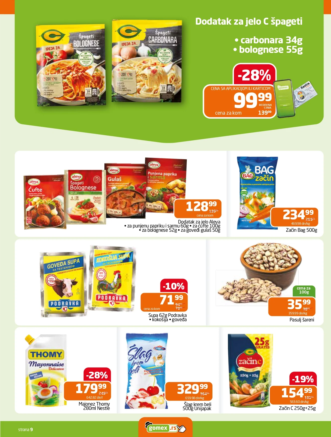 Gomex katalog AKCIJE IZ ŠEŠIRA 114.4.2026.