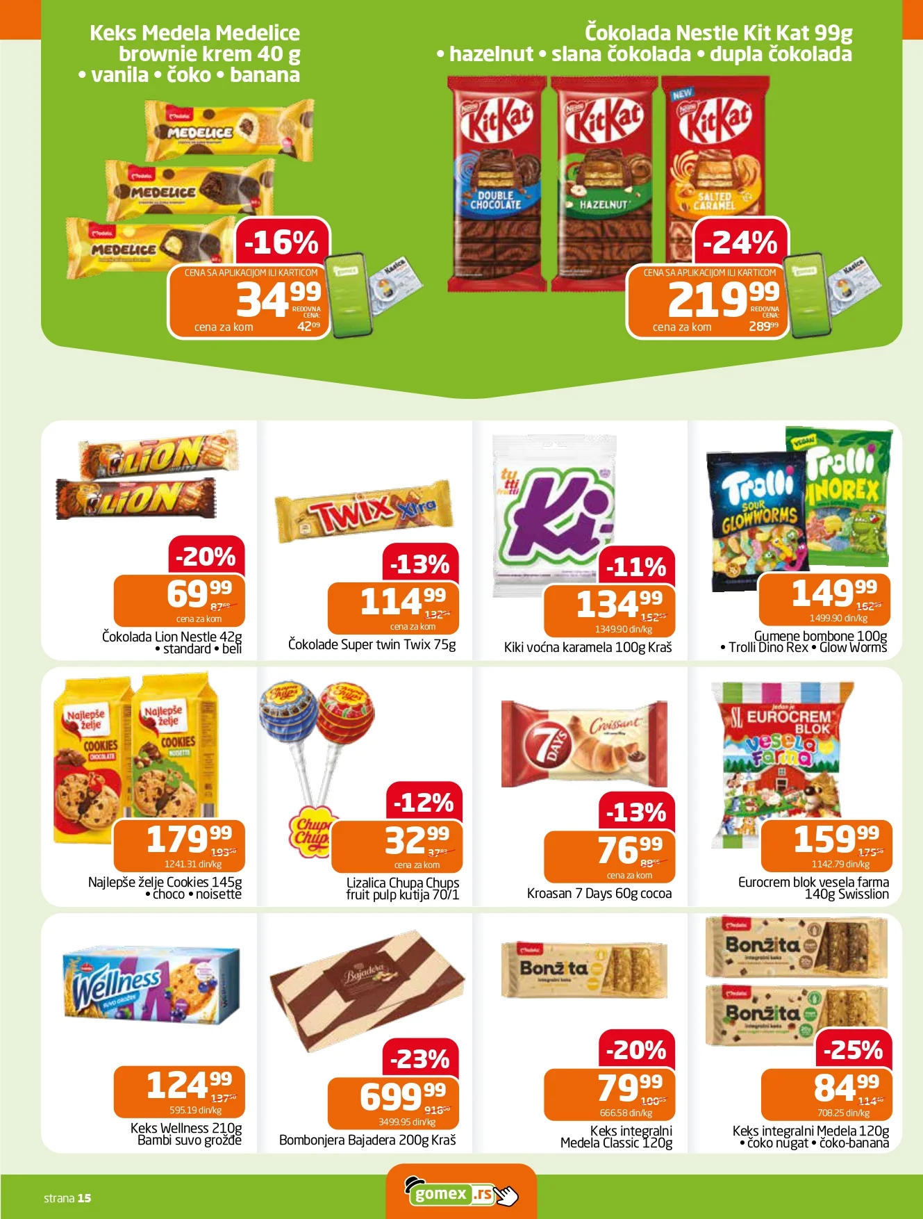 Gomex katalog AKCIJE IZ ŠEŠIRA 114.4.2026.