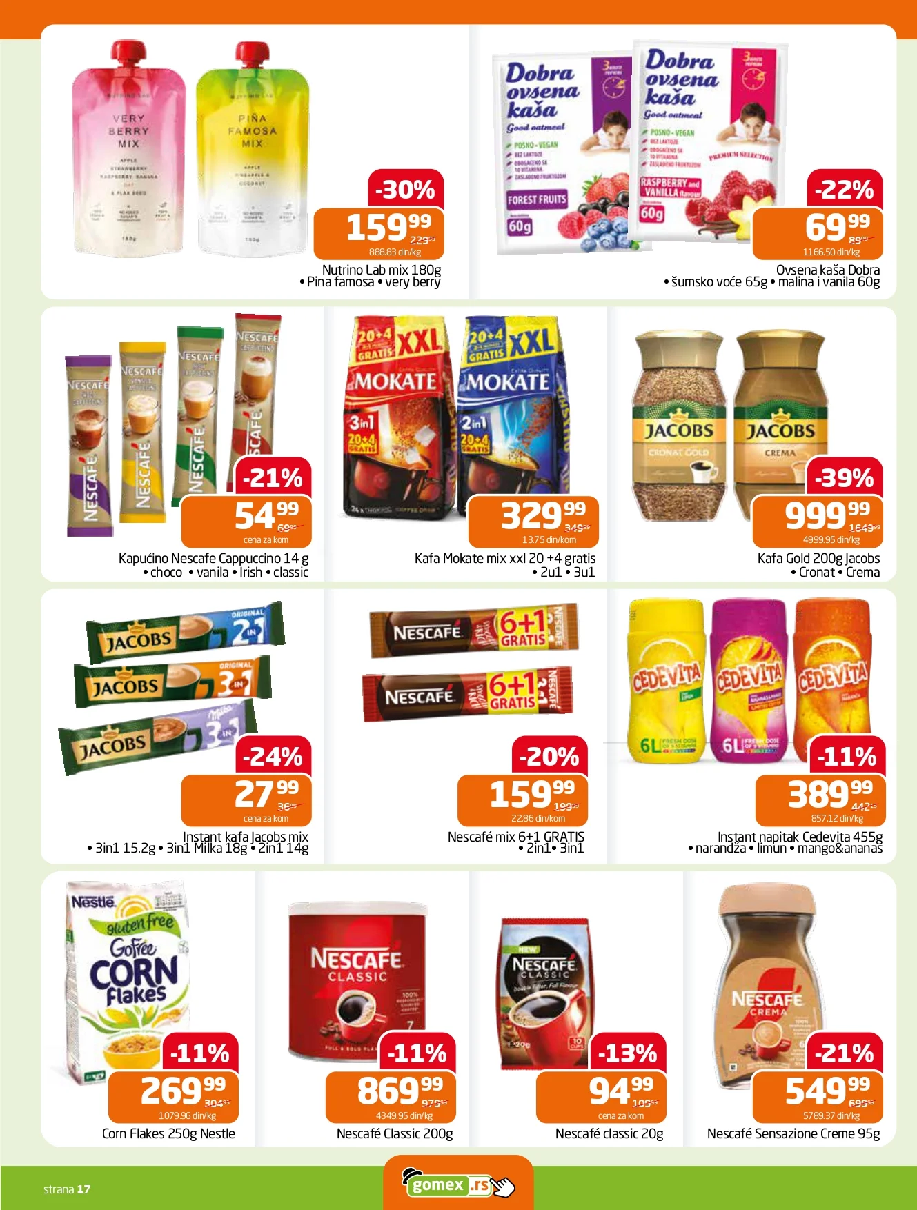 Gomex katalog AKCIJE IZ ŠEŠIRA 114.4.2026.