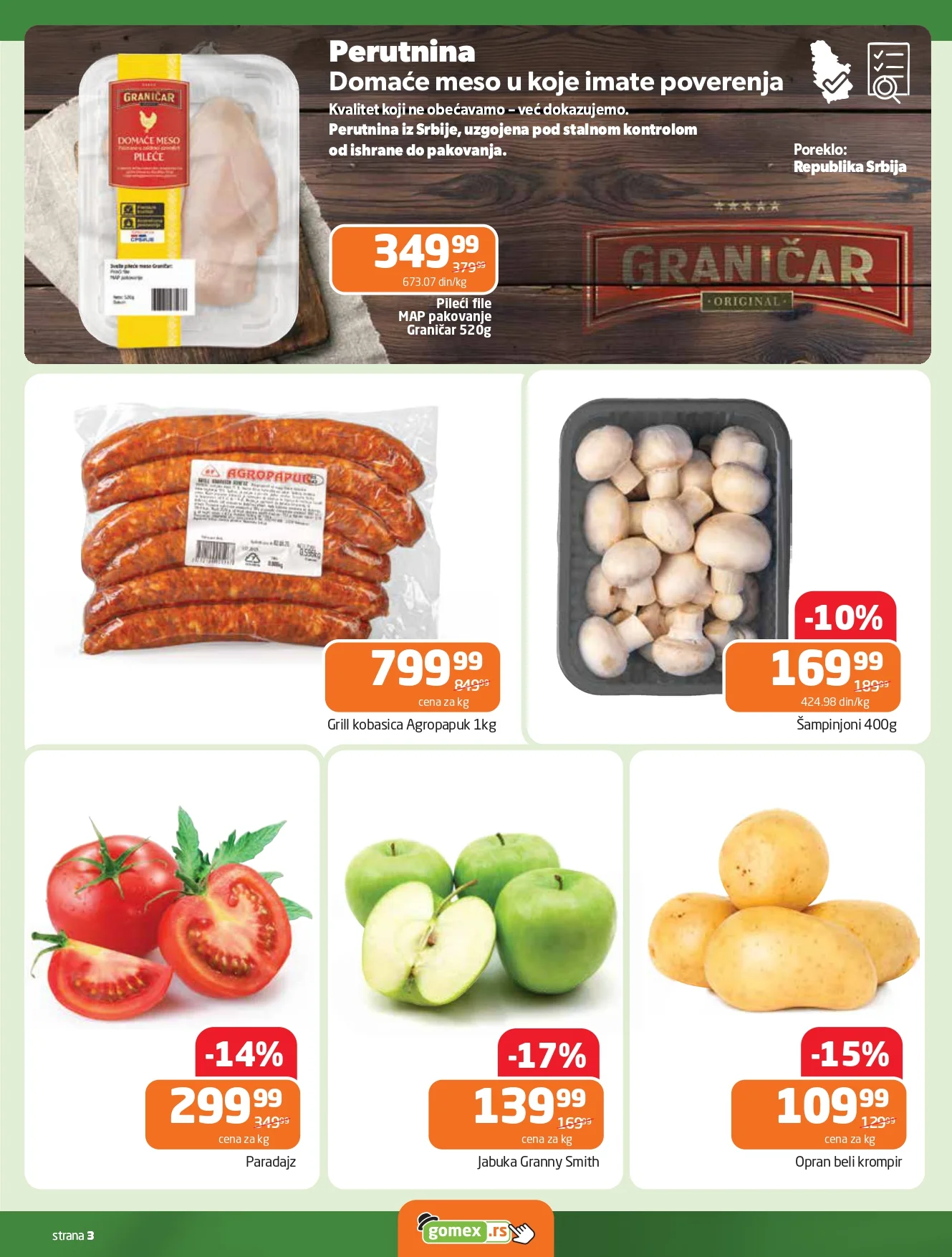 Gomex katalog AKICIJE IZ ŠEŠIRA 29.4-12.5.2026.