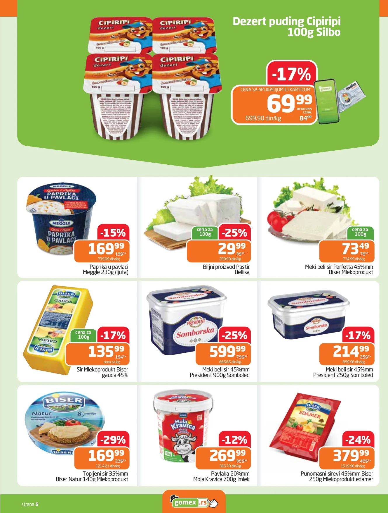 Gomex katalog AKICIJE IZ ŠEŠIRA 29.4-12.5.2026.