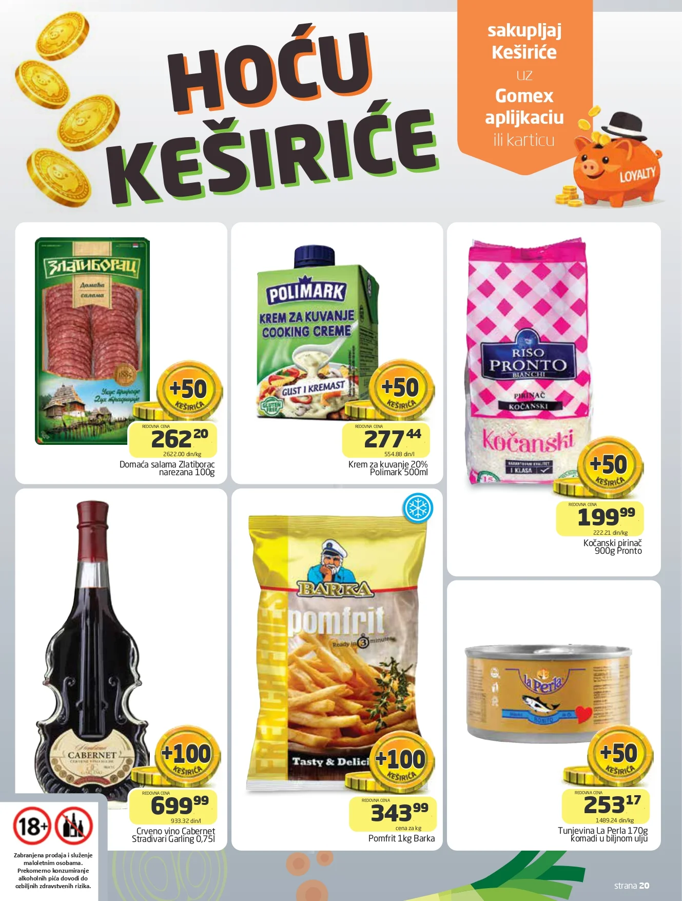 Gomex katalog AKICIJE IZ ŠEŠIRA 29.4-12.5.2026.