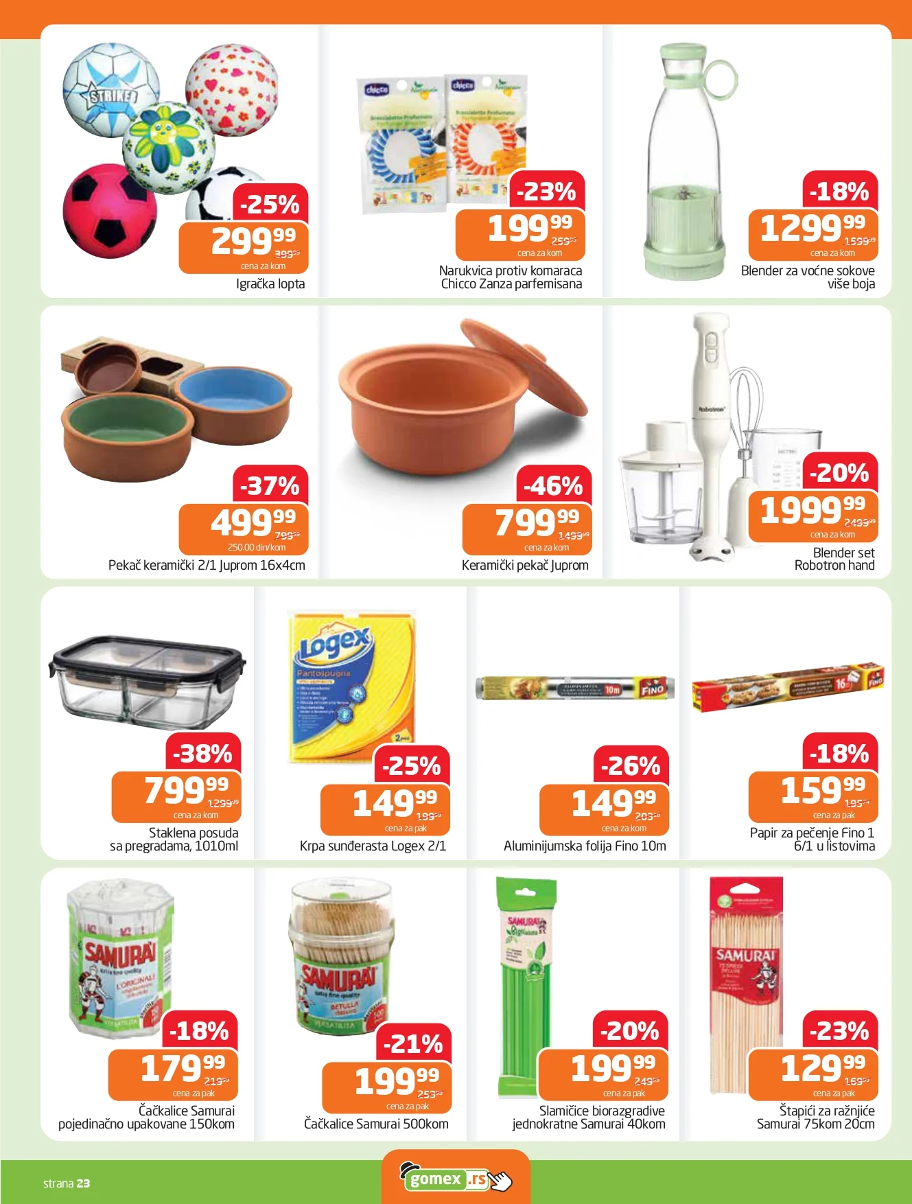 Gomex katalog AKICIJE IZ ŠEŠIRA 29.4-12.5.2026.