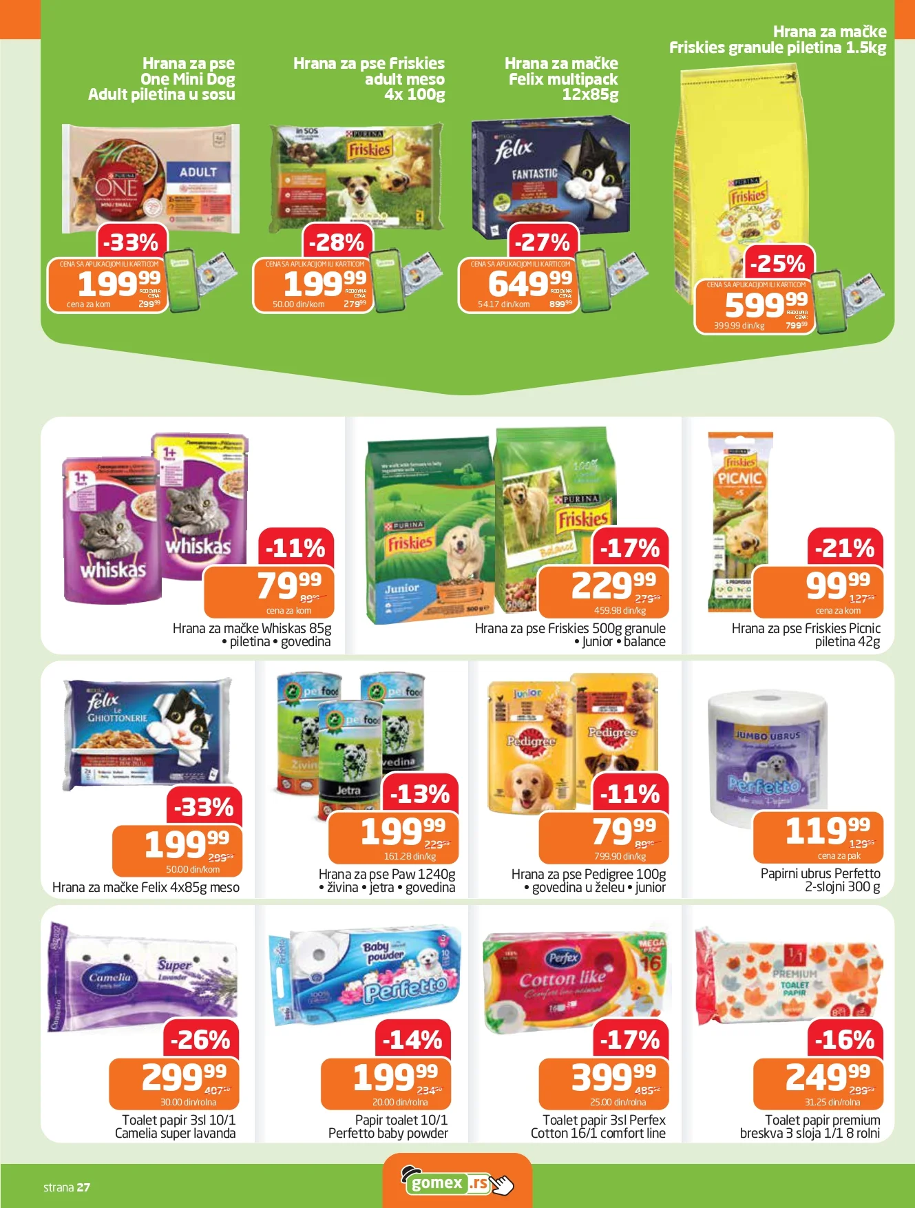 Gomex katalog AKICIJE IZ ŠEŠIRA 29.4-12.5.2026.