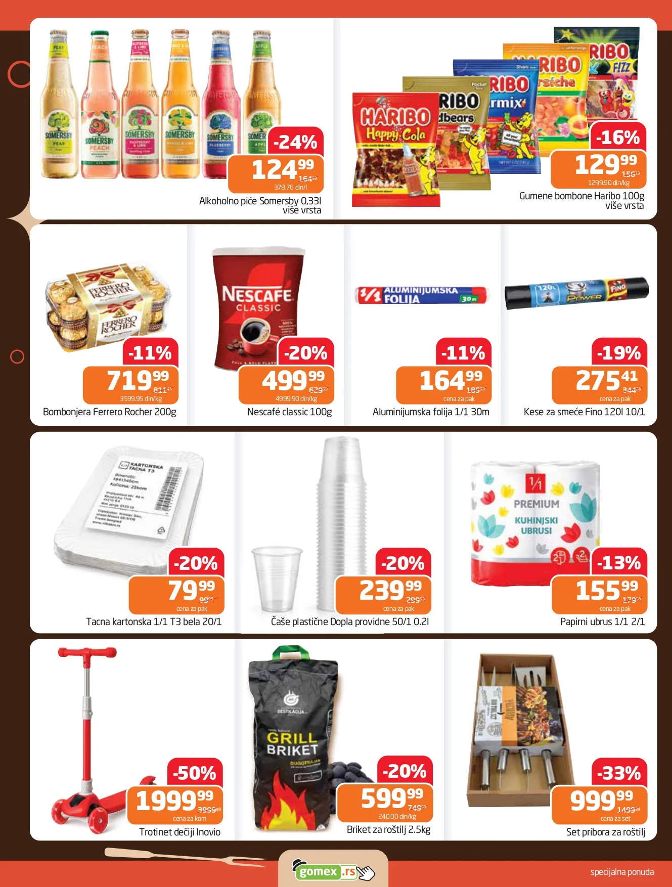 Gomex katalog AKICIJE IZ ŠEŠIRA 29.4-12.5.2026.