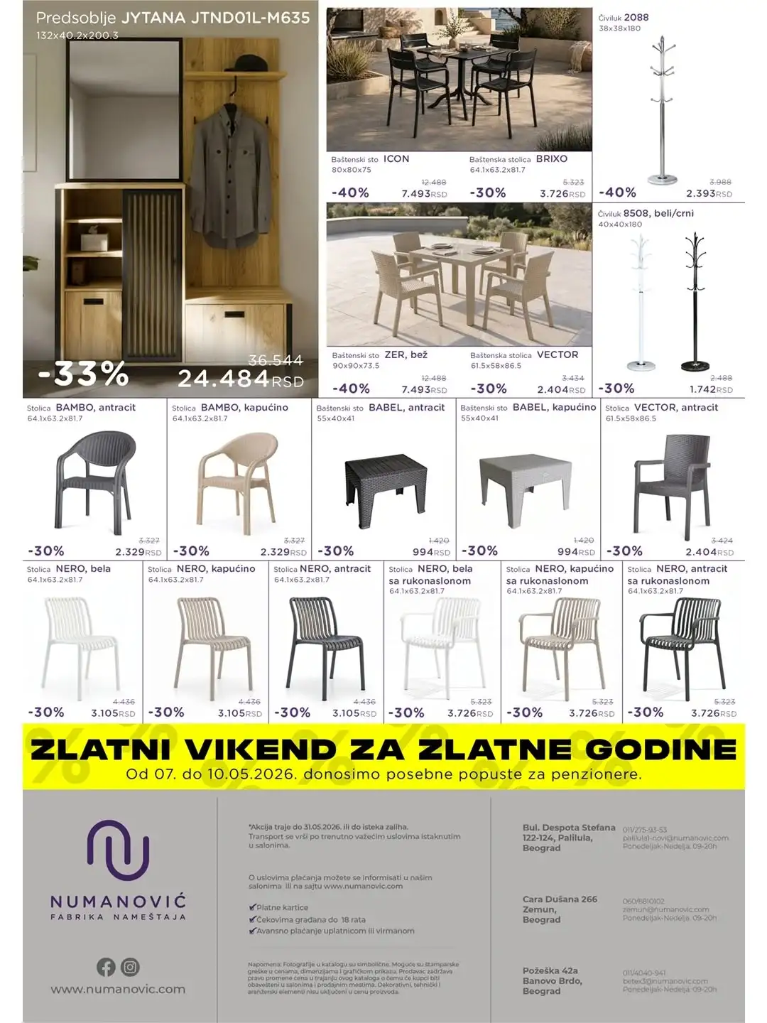 Numanović nameštaj katalog 4-31.5.2026.
