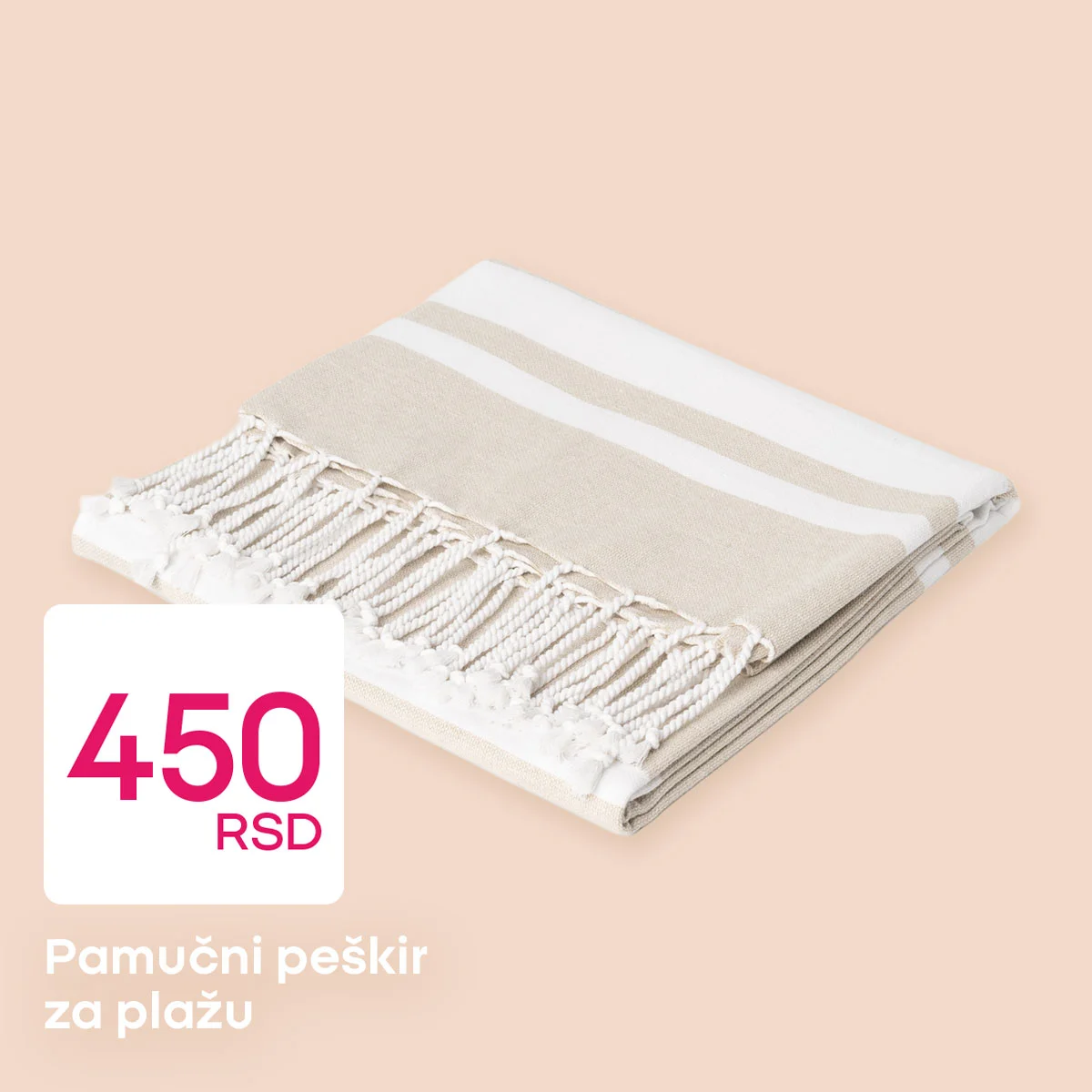Pepco akcija PEŠKIRI ZA PLAŽU maj 2026.