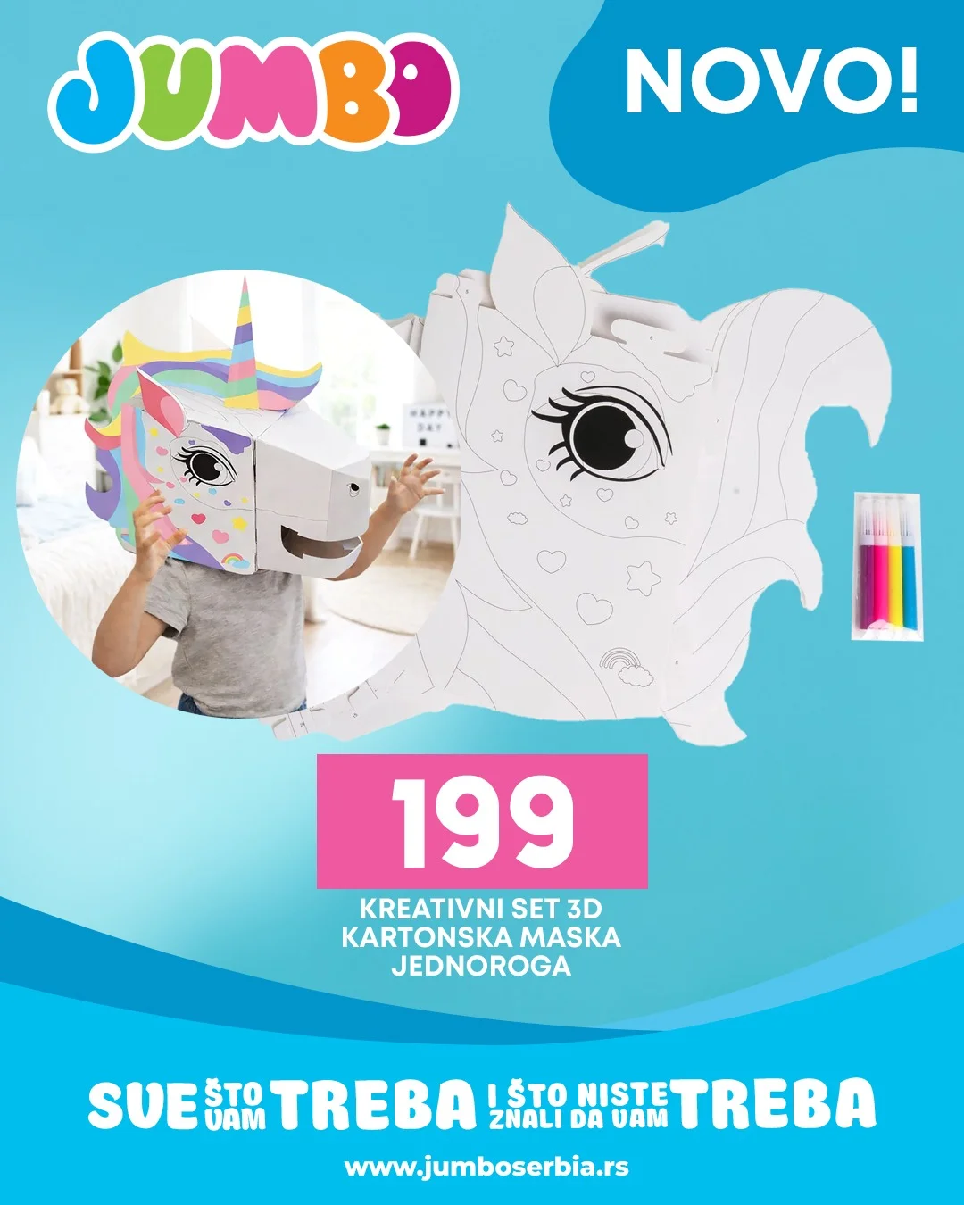 Jumbo akcija 3D kreativni setovi - maj 2026.